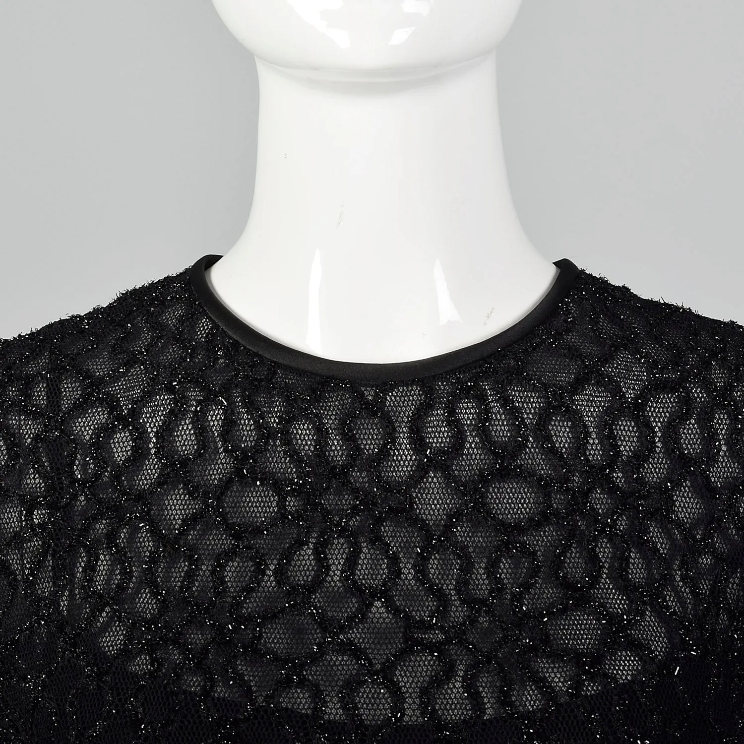 1990s Red and Black Cocktail Dress