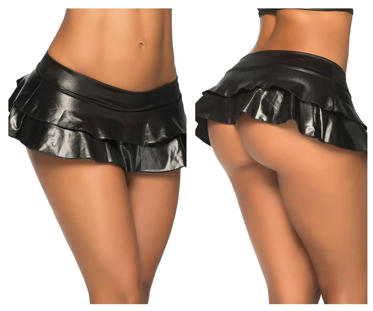 5022 Double Layered Ruffle Skirt
