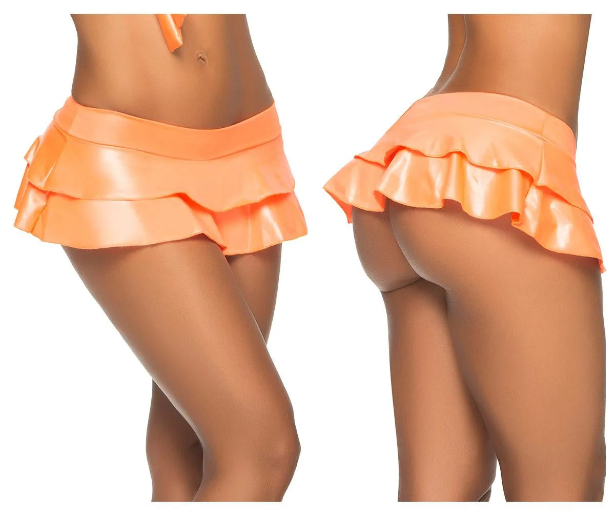 5022 Double Layered Ruffle Skirt