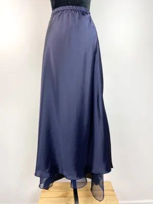 90s Midnight Blue Maxi Skirt - AU 12 / 14