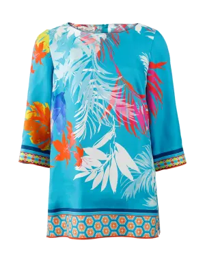 Abstract Palm Print Tunic