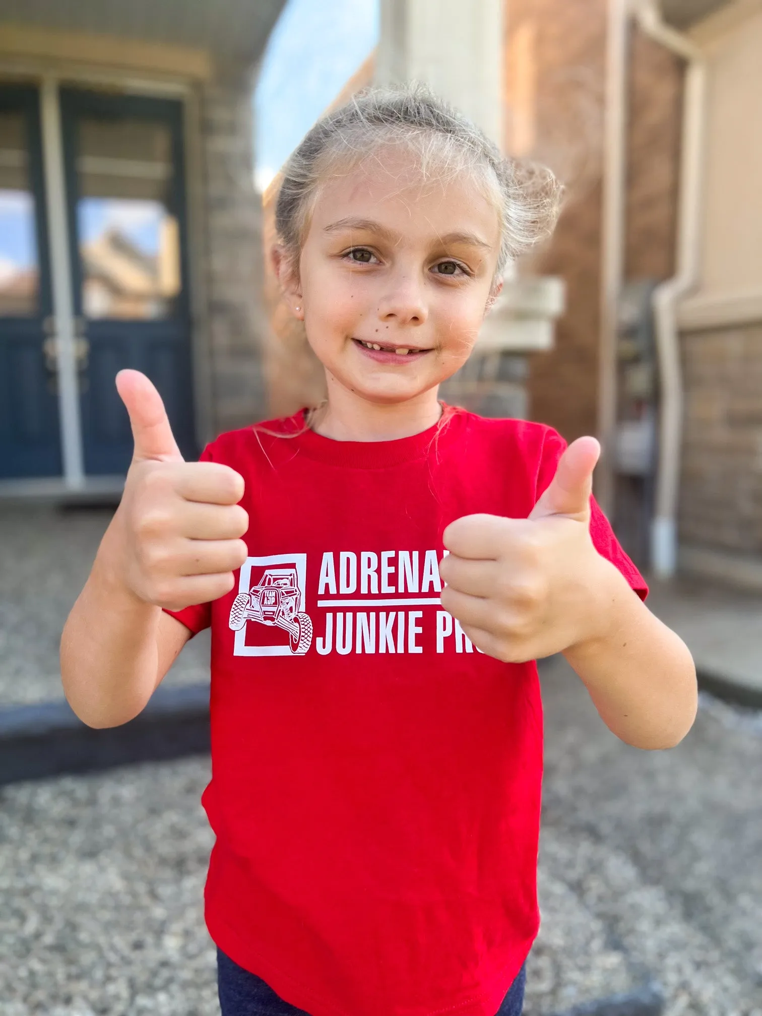 AdrenalineJunkieProd - Kids T-Shirt - Red
