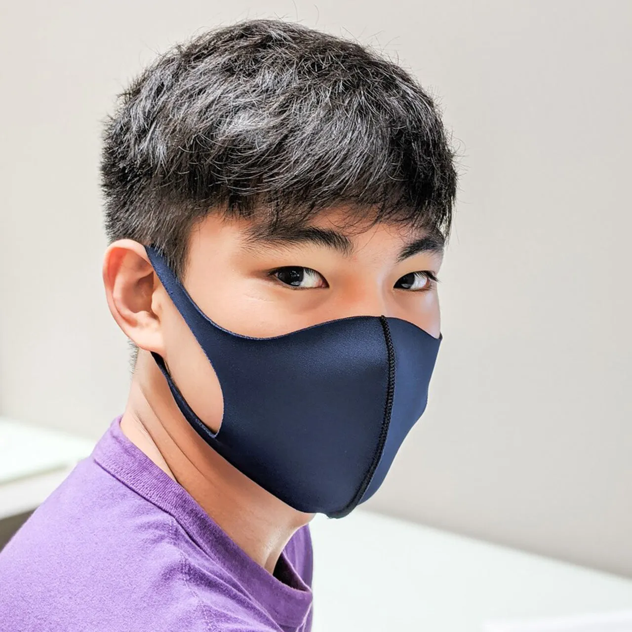 Adult Silver Fabric Mask