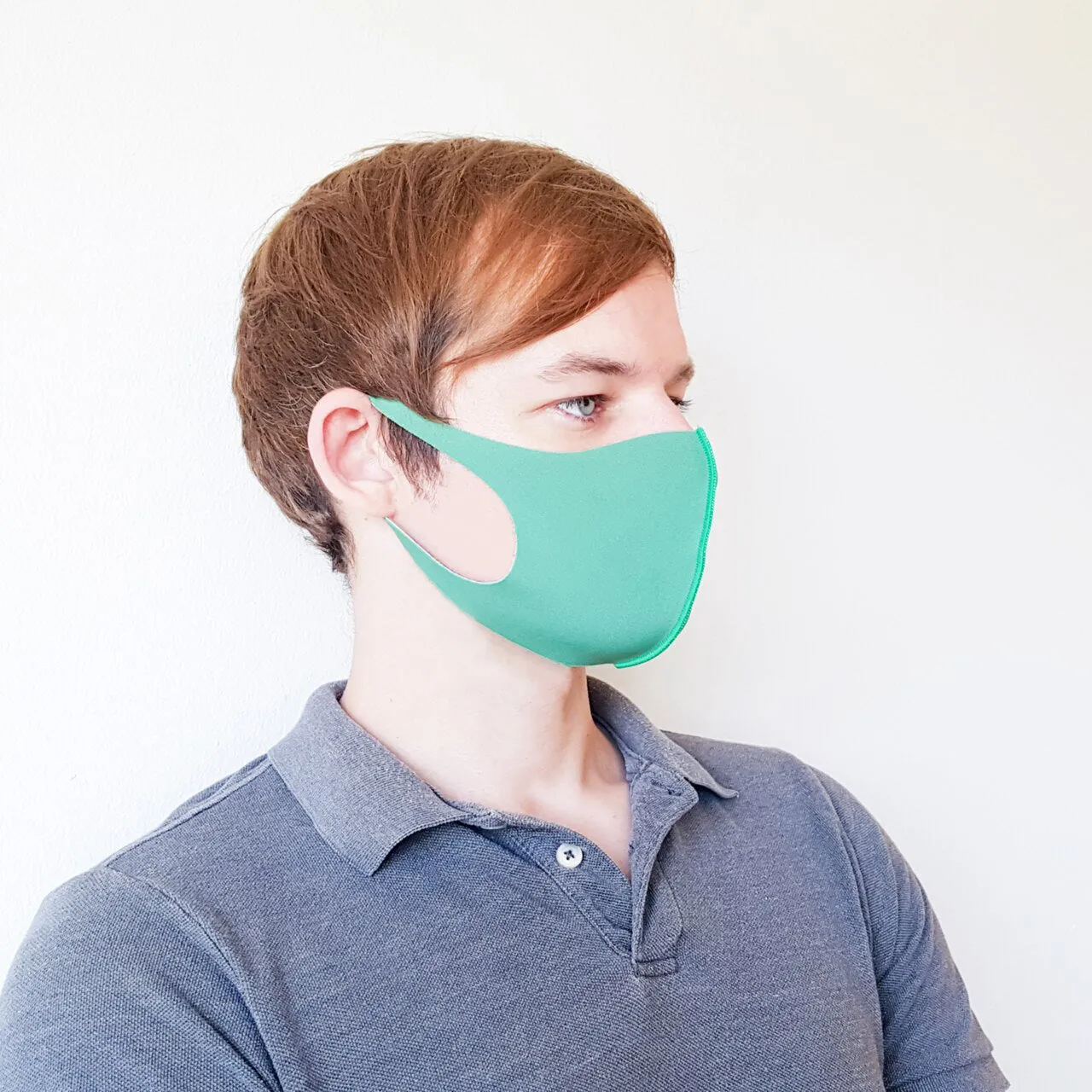 Adult Silver Fabric Mask