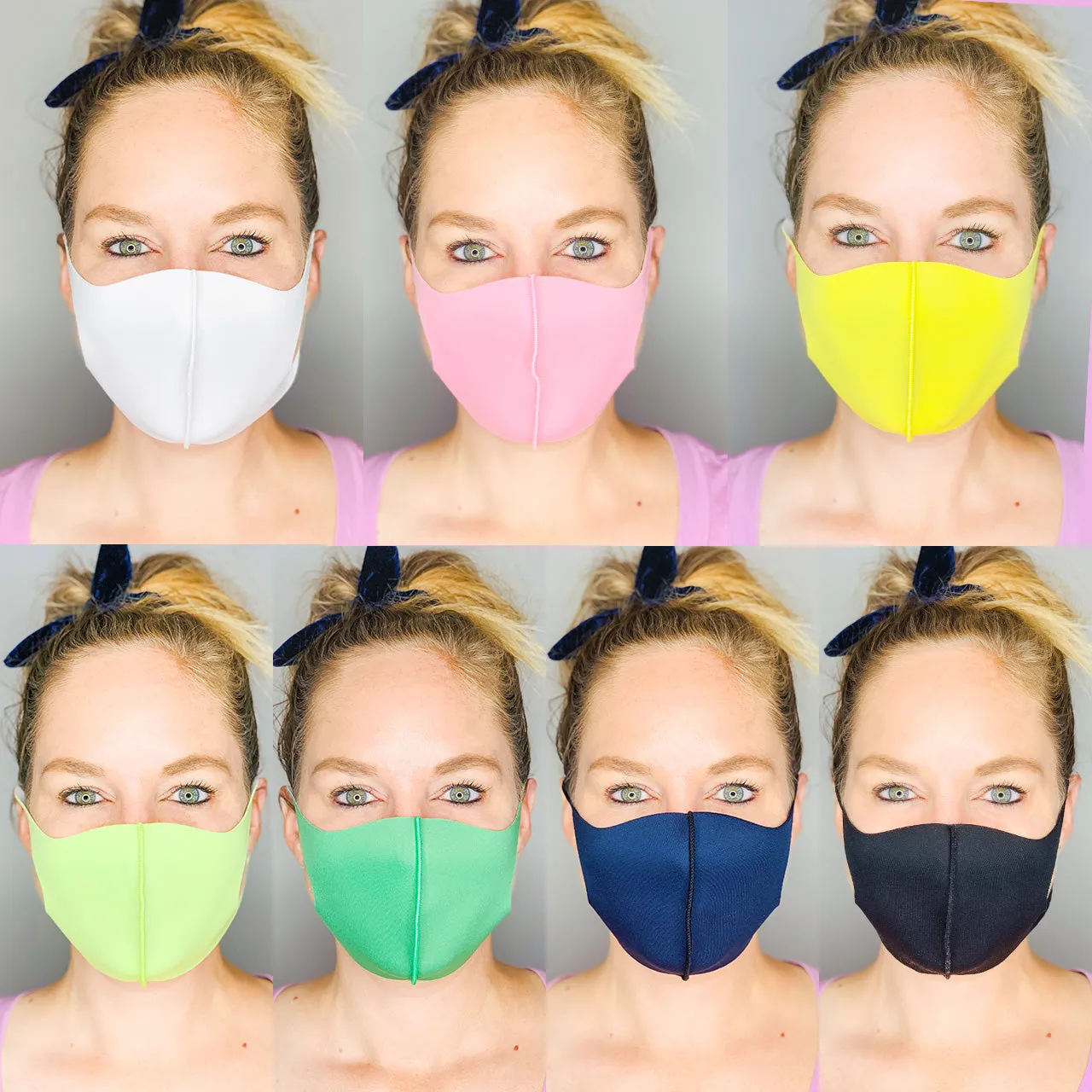 Adult Silver Fabric Mask