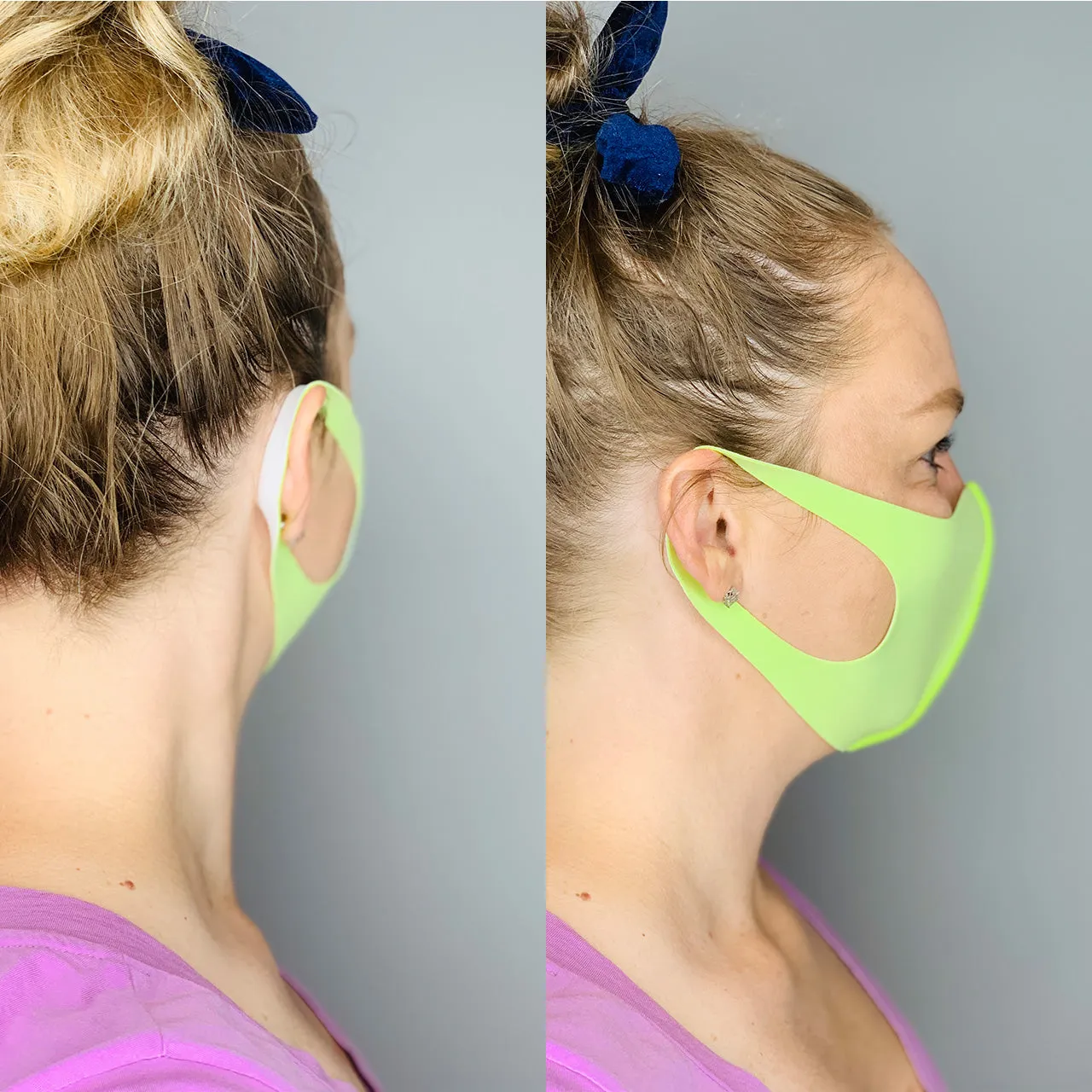 Adult Silver Fabric Mask