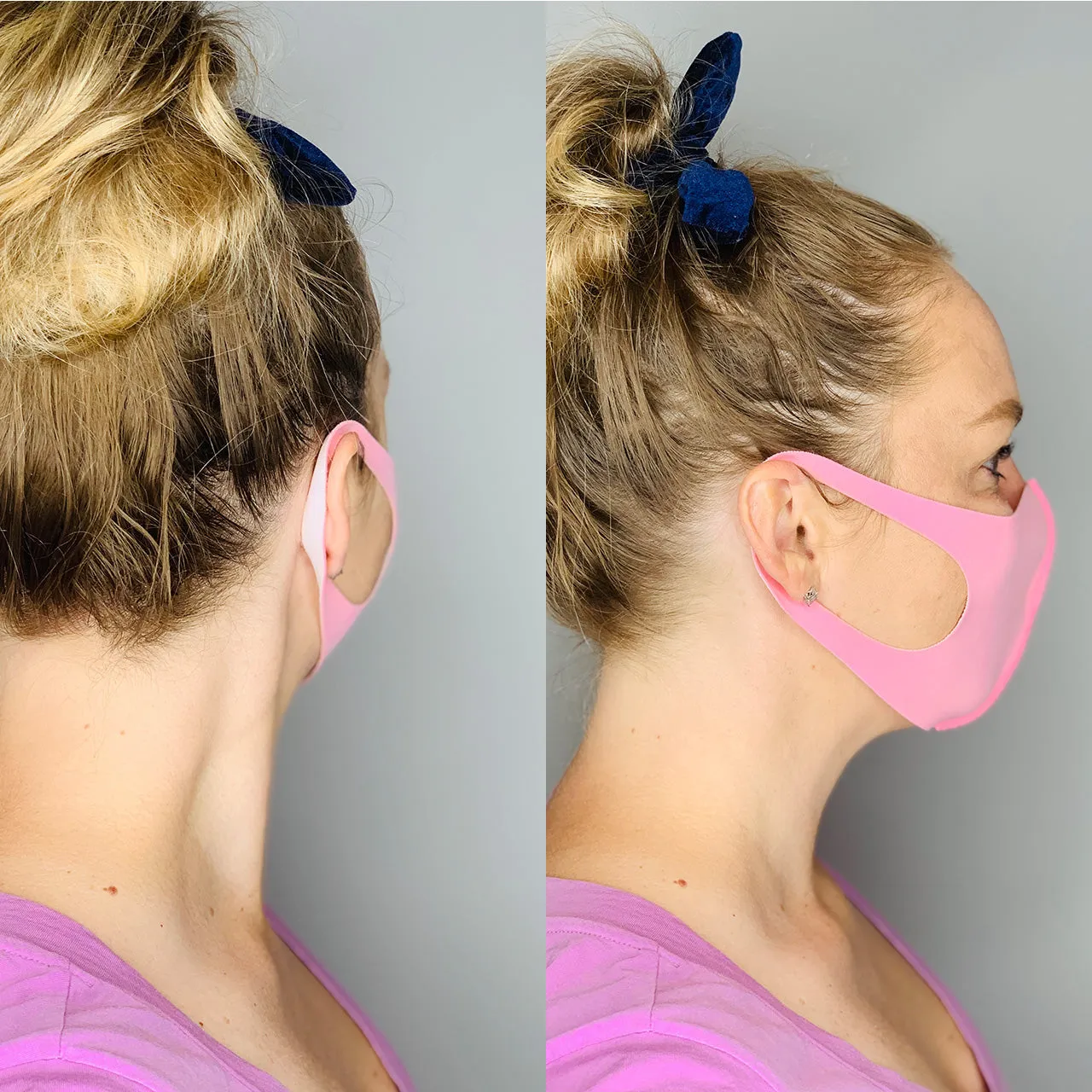 Adult Silver Fabric Mask