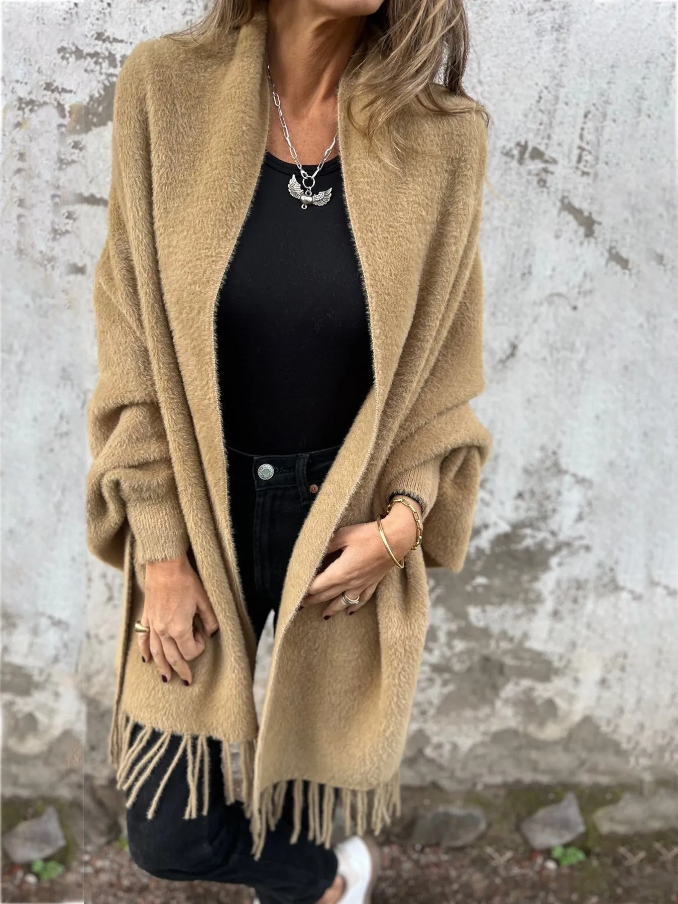 Alie | Elegant Long-Sleeved Wrap Jumper