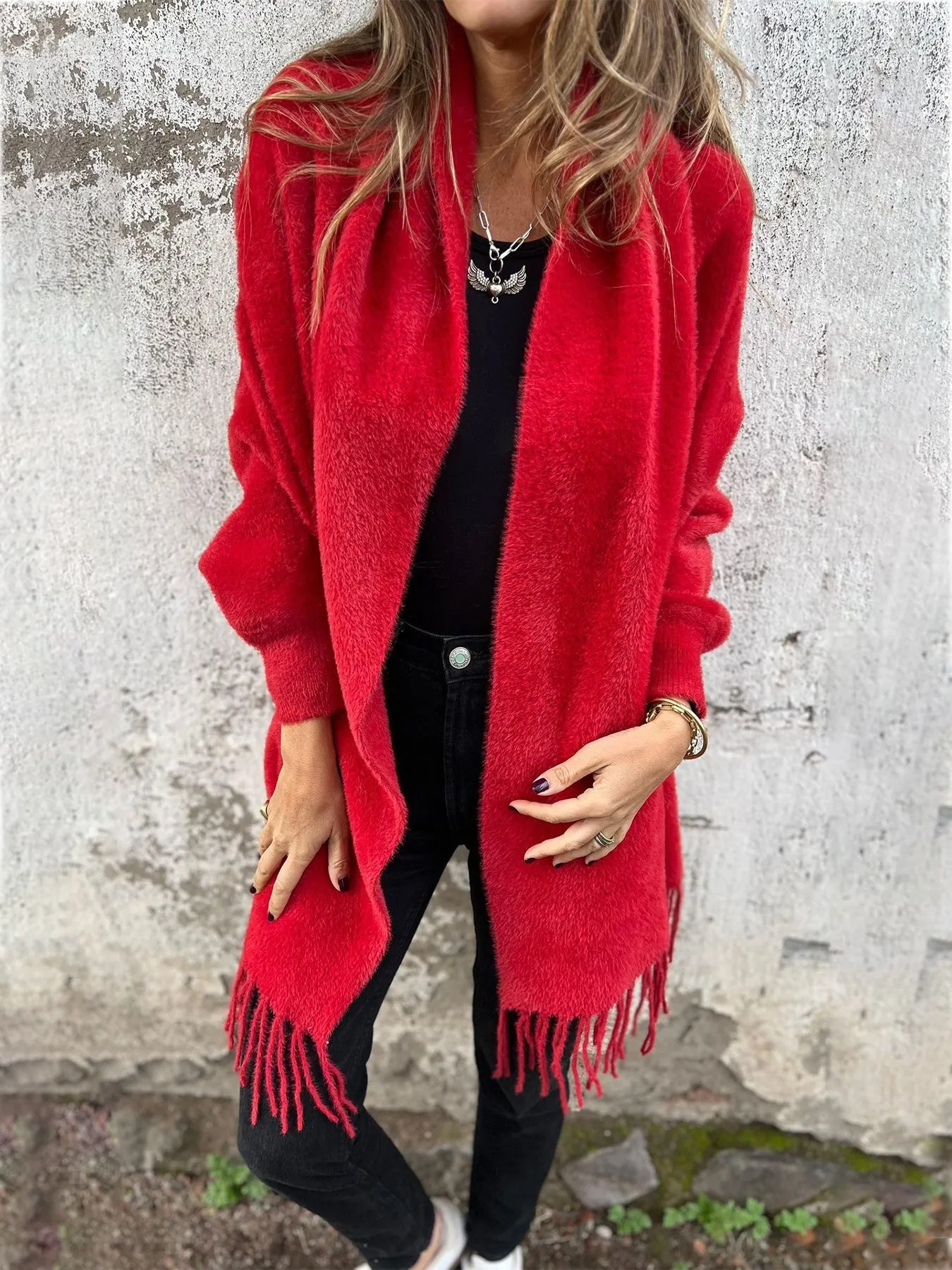 Alie | Elegant Long-Sleeved Wrap Jumper