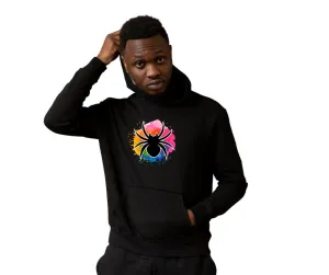 Ananci  Logo Paint Splatter Pullover  Hoodie