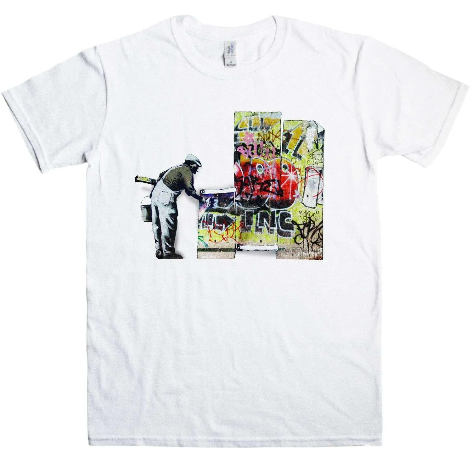 Banksy Grafitti Wallpaper T-Shirt
