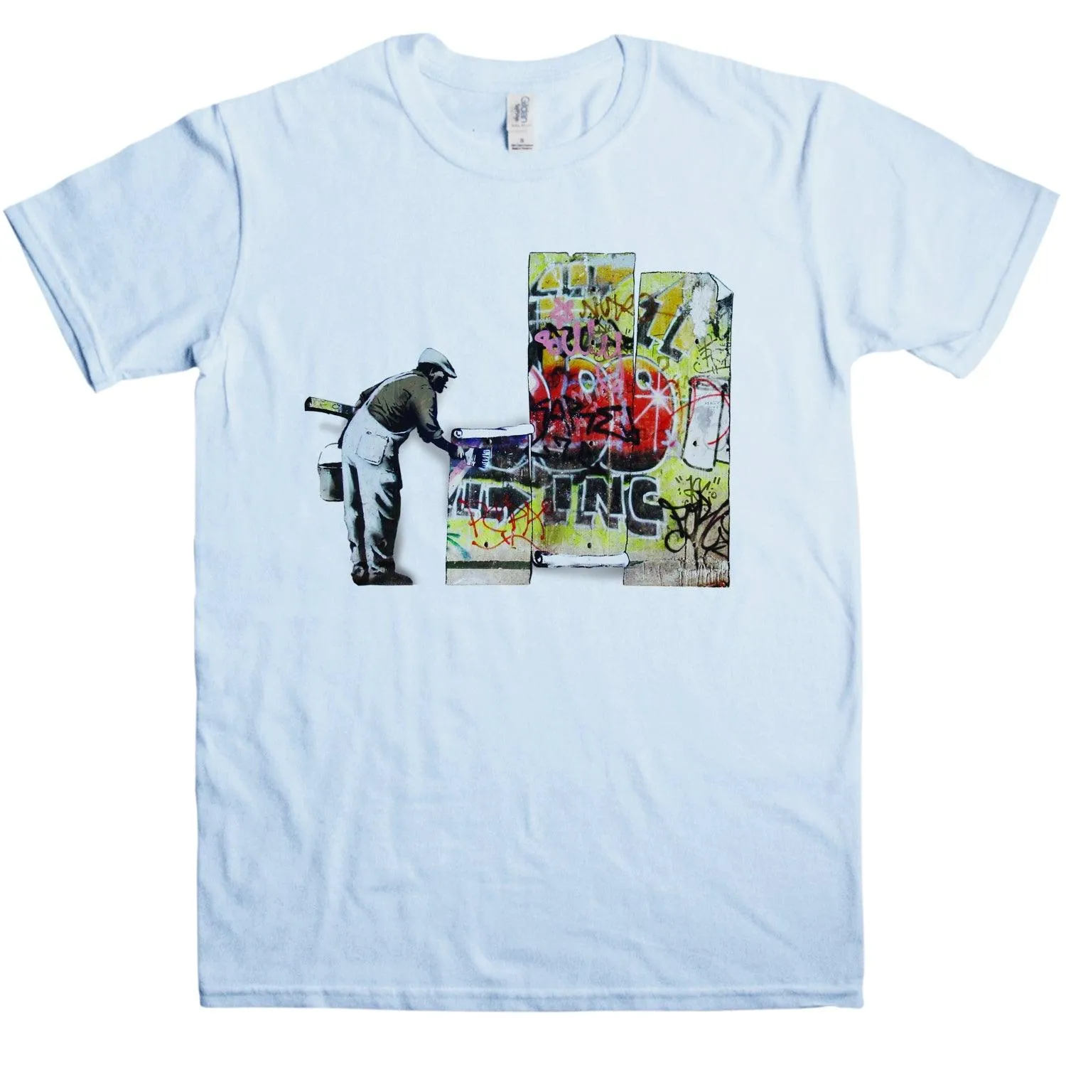 Banksy Grafitti Wallpaper T-Shirt