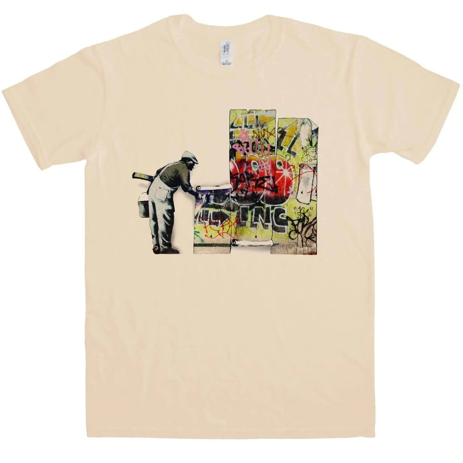 Banksy Grafitti Wallpaper T-Shirt