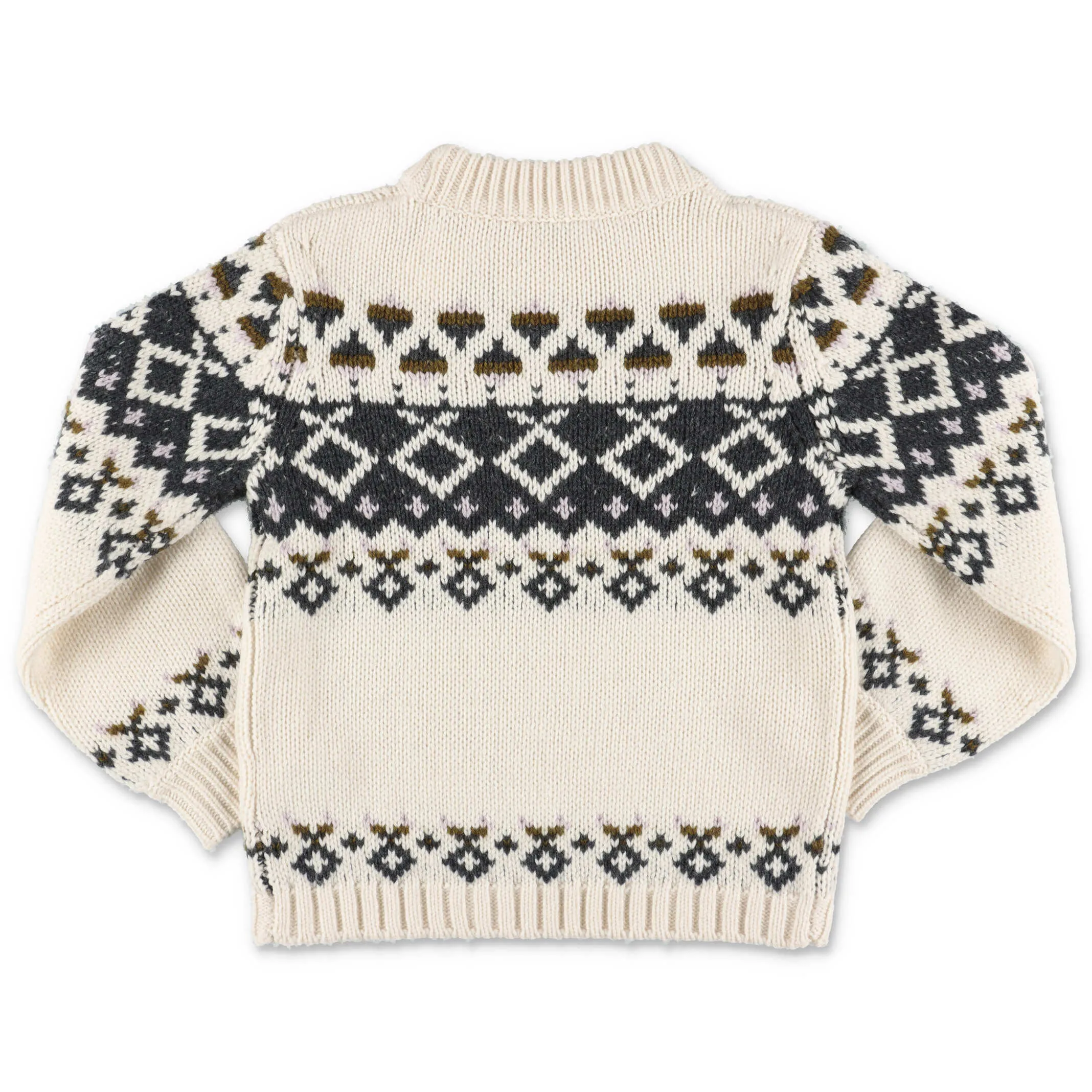 Bonpoint Intarisia Knit Crewneck Jumper