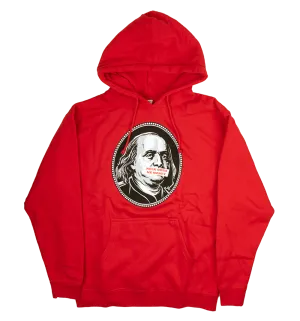 BRADLEY MARTIN BENJAMIN HOODIE RED - RAW-20-21587