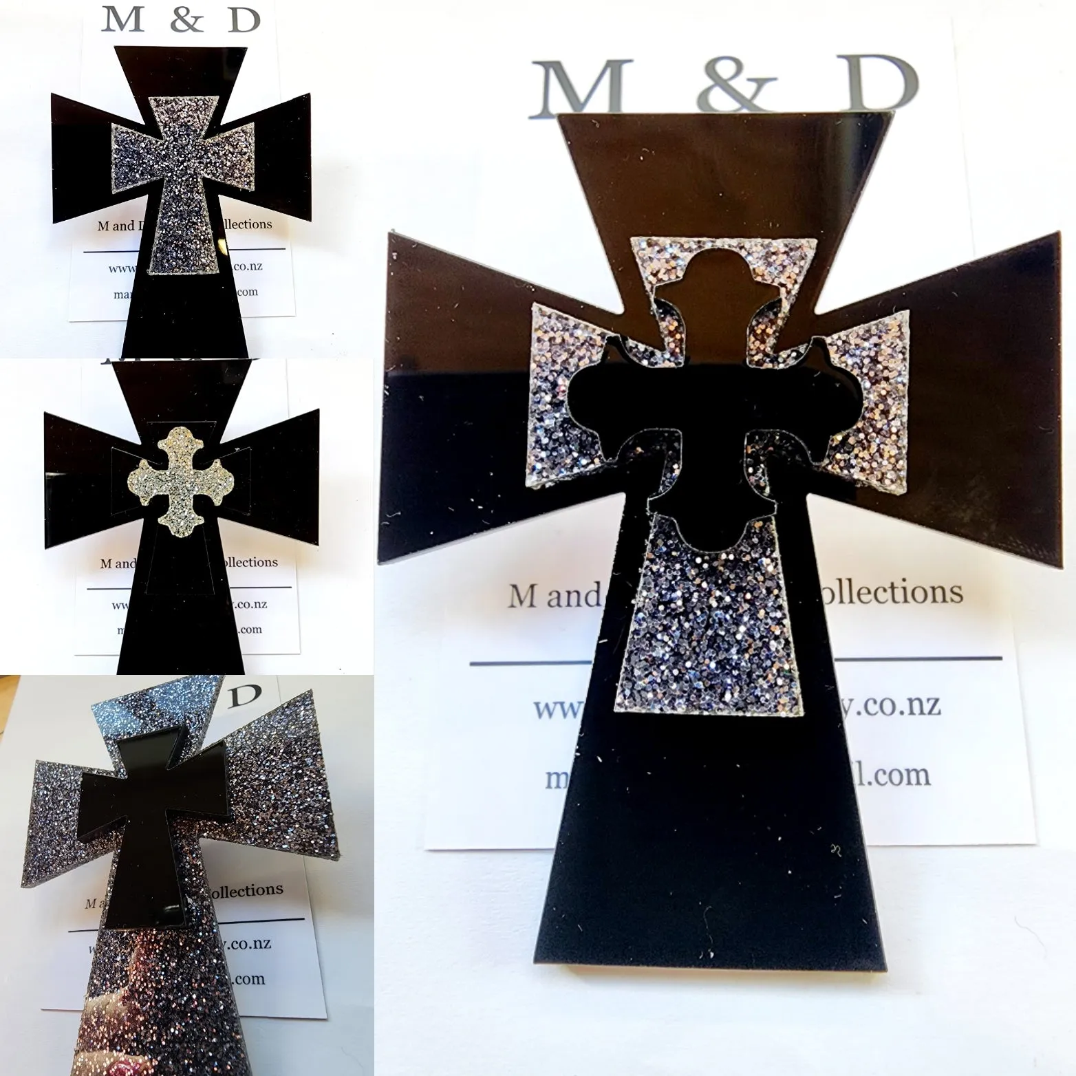 Brooch Angel Cross Style 4
