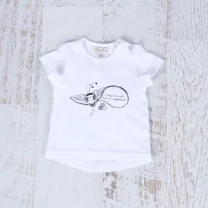 Bumble Bee Tee - White