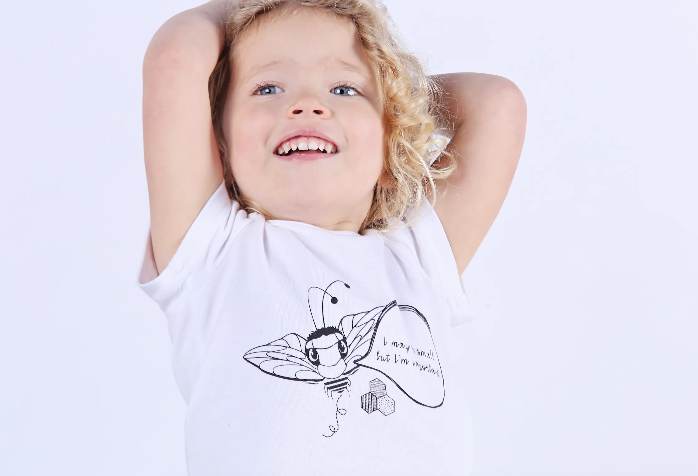 Bumble Bee Tee - White