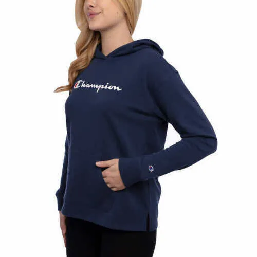 Champion Women's Cotton Logo Hoodie