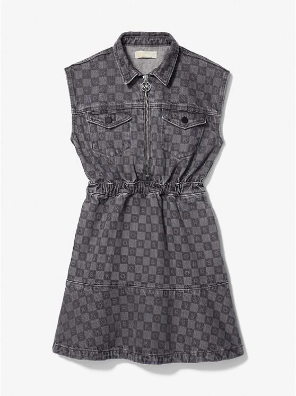 Checkerboard Logo Twill Baby Dress