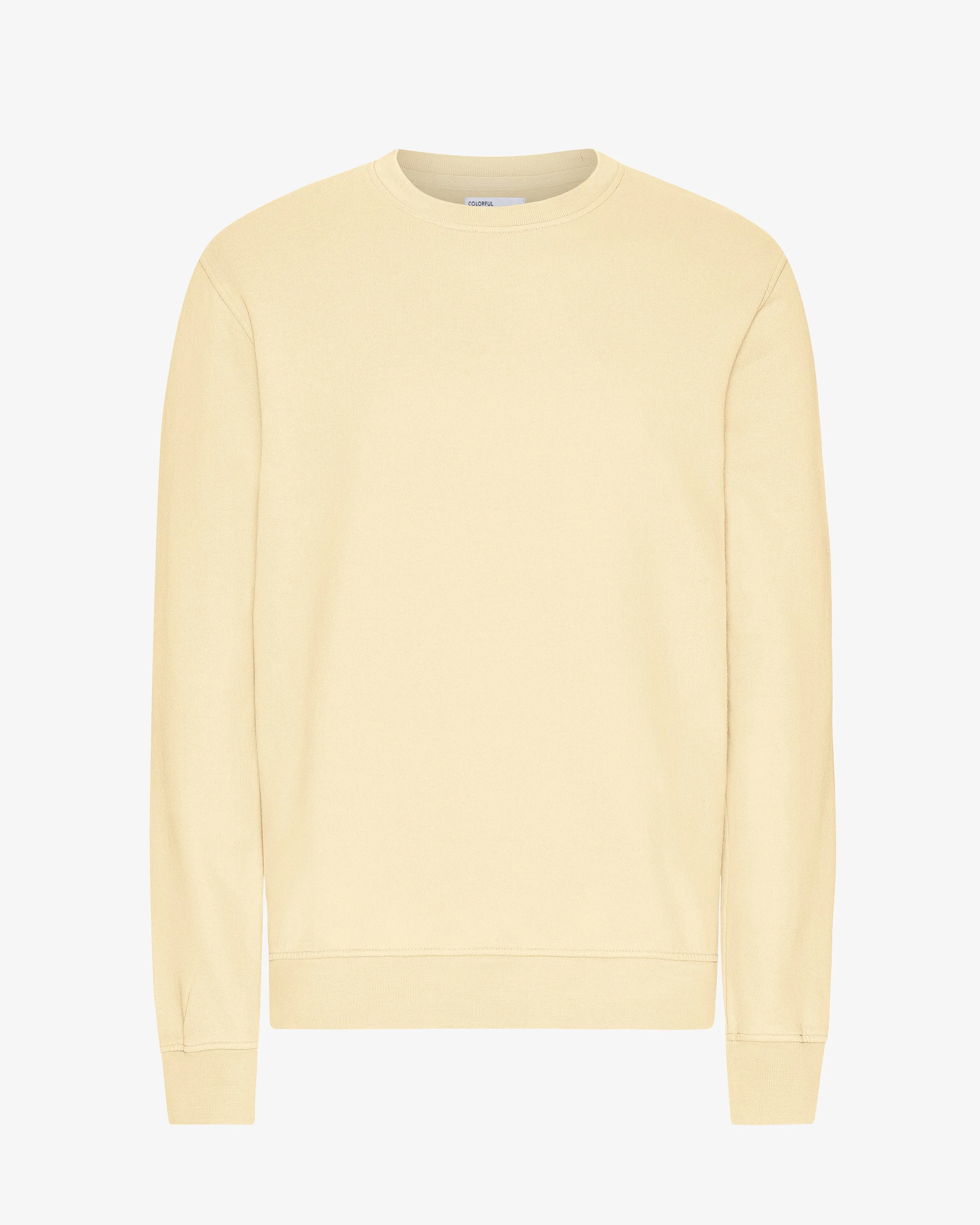 Classic Organic Crew - Soft Yellow