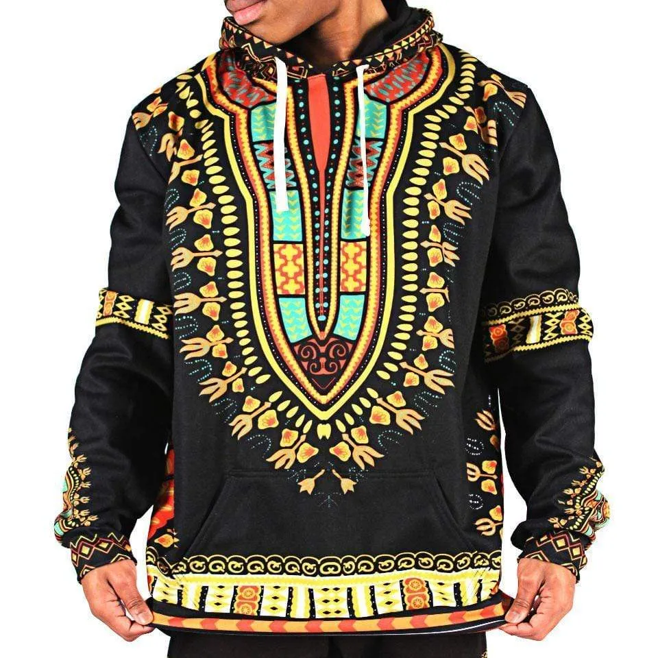 Dashiki Pullover Hoodie