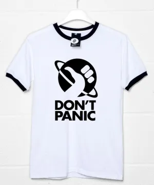 Don't Panic Hitcher Ringer T-Shirt