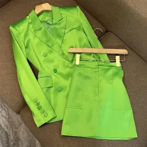 Down Across The Line Skirt Set