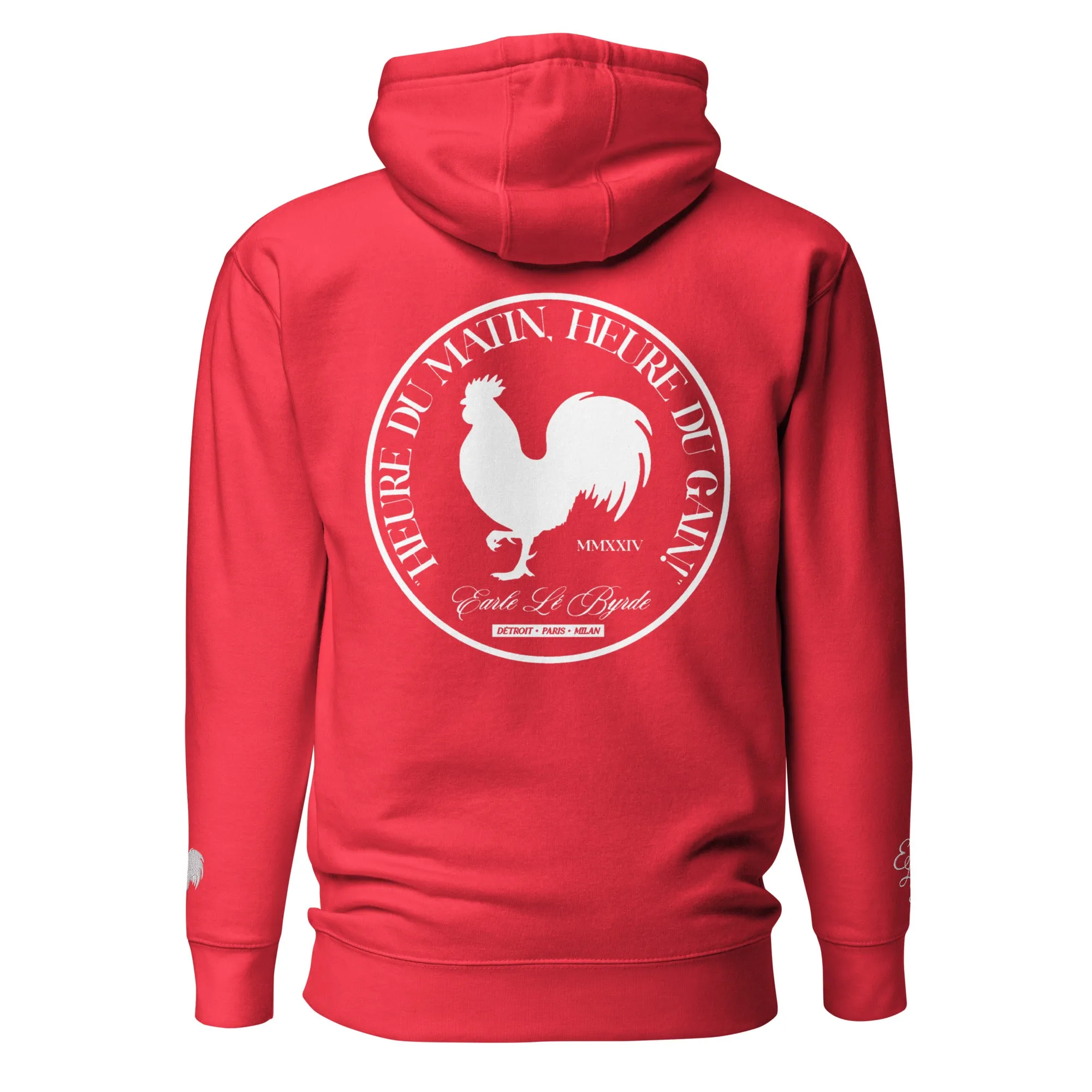 EARLE LE BYRDE "Signature Logo" Embroidered Pull-Over Hoodie