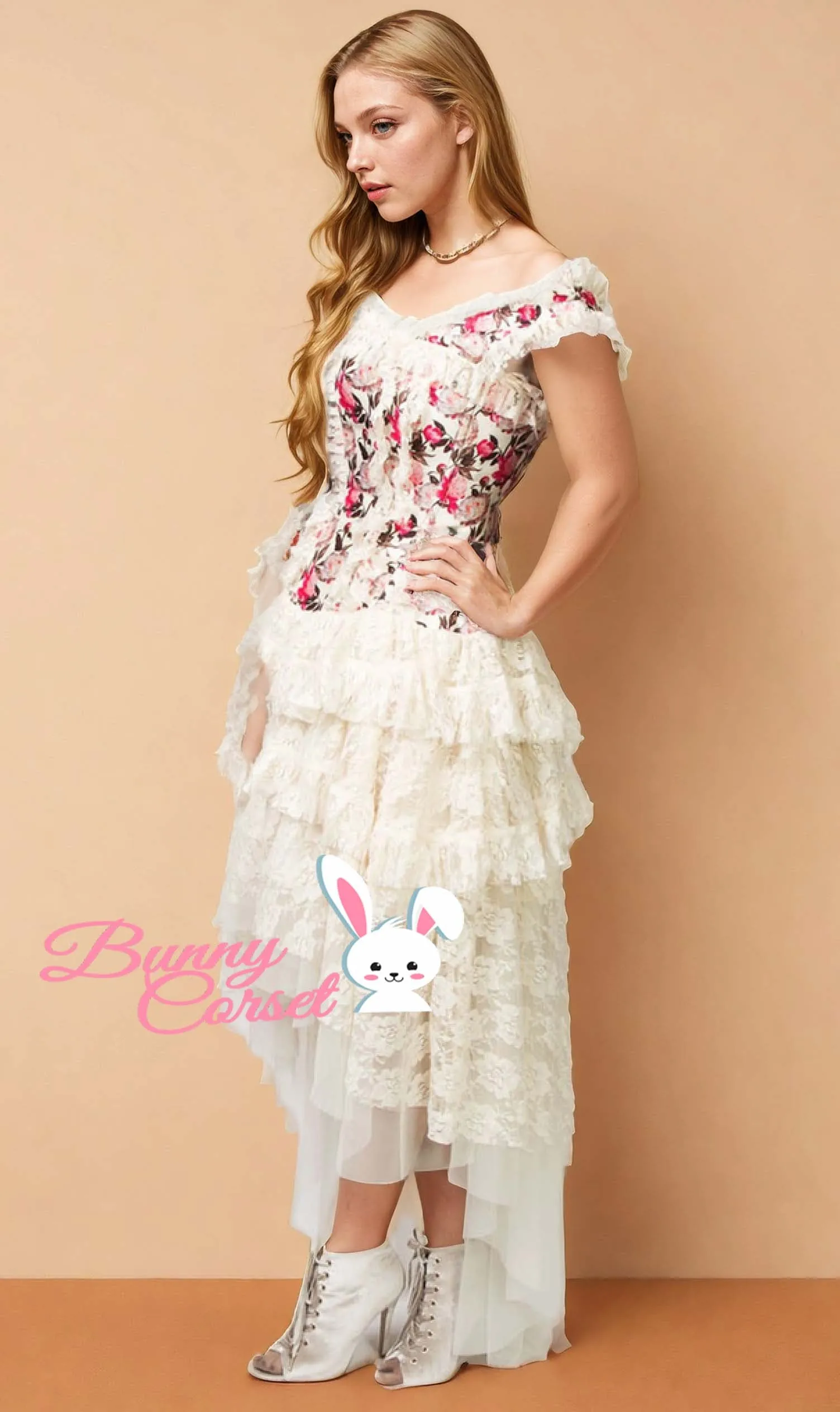 Edina Victorian Inspired Corset Dress