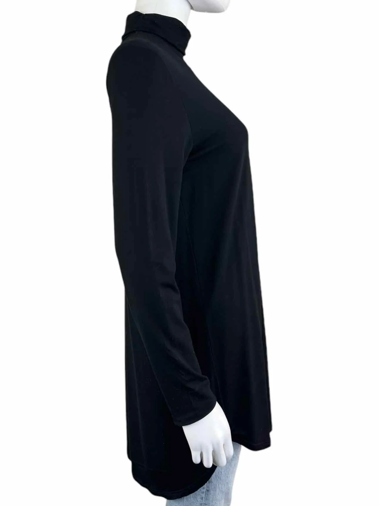 EILEEN FISHER Black Turtleneck Tunic Size S