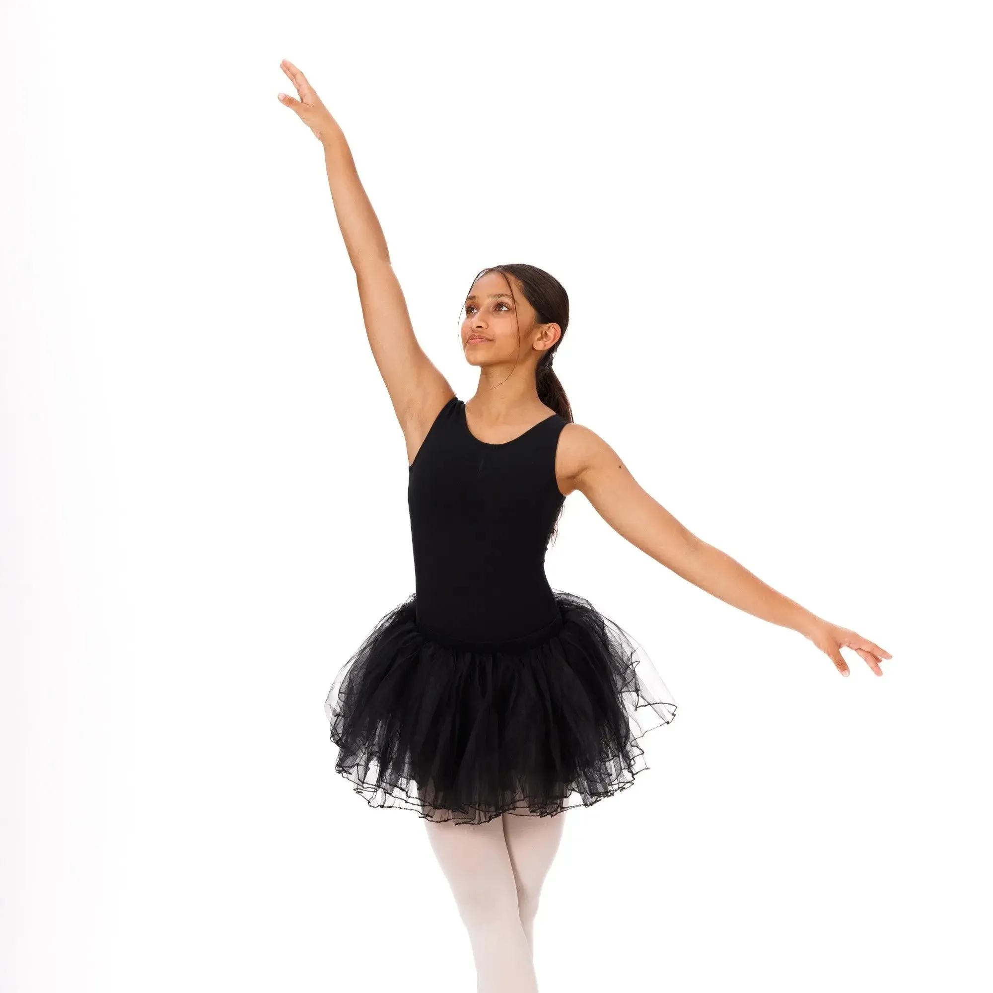 Elastic waist 4 layered Tutu Skirt