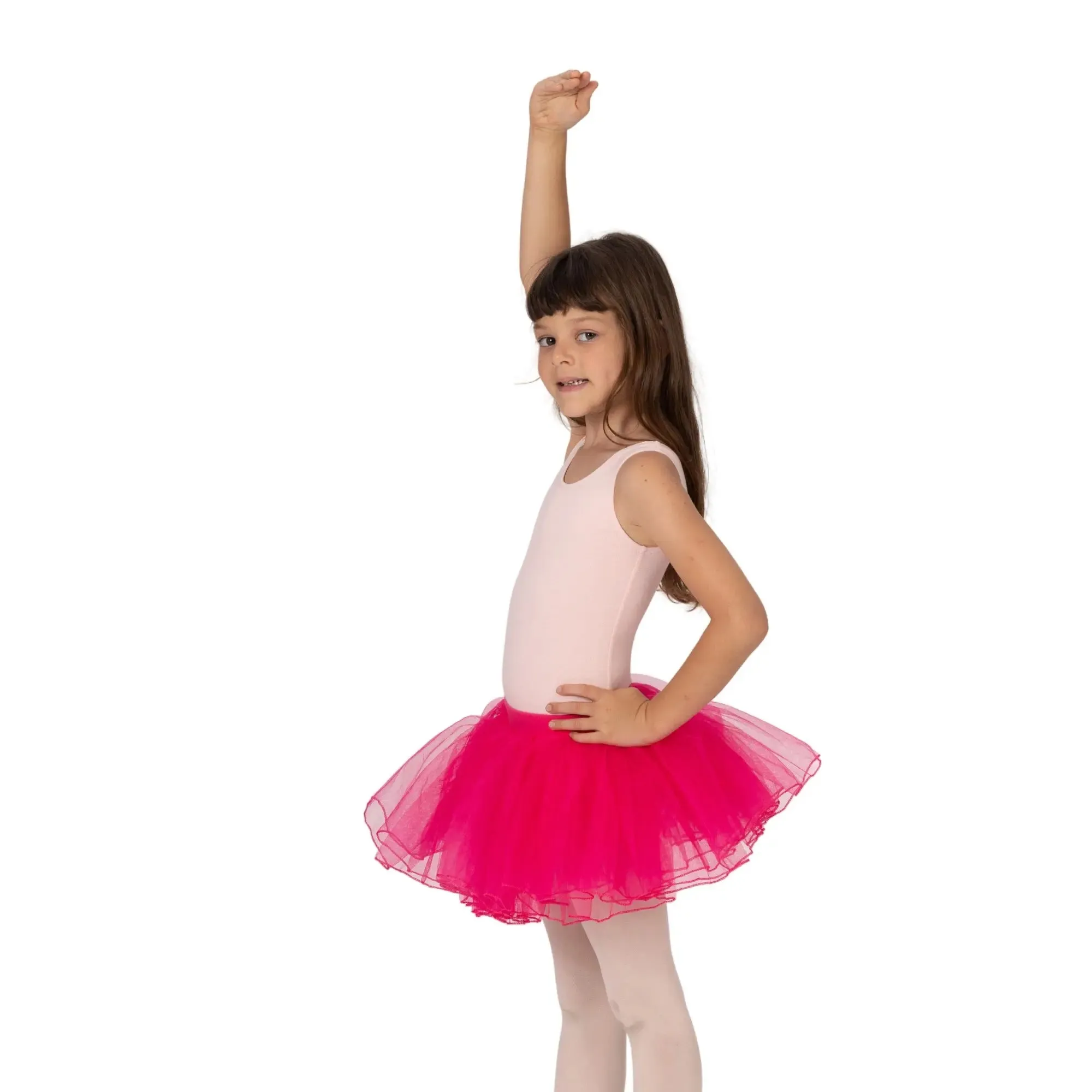 Elastic waist 4 layered Tutu Skirt