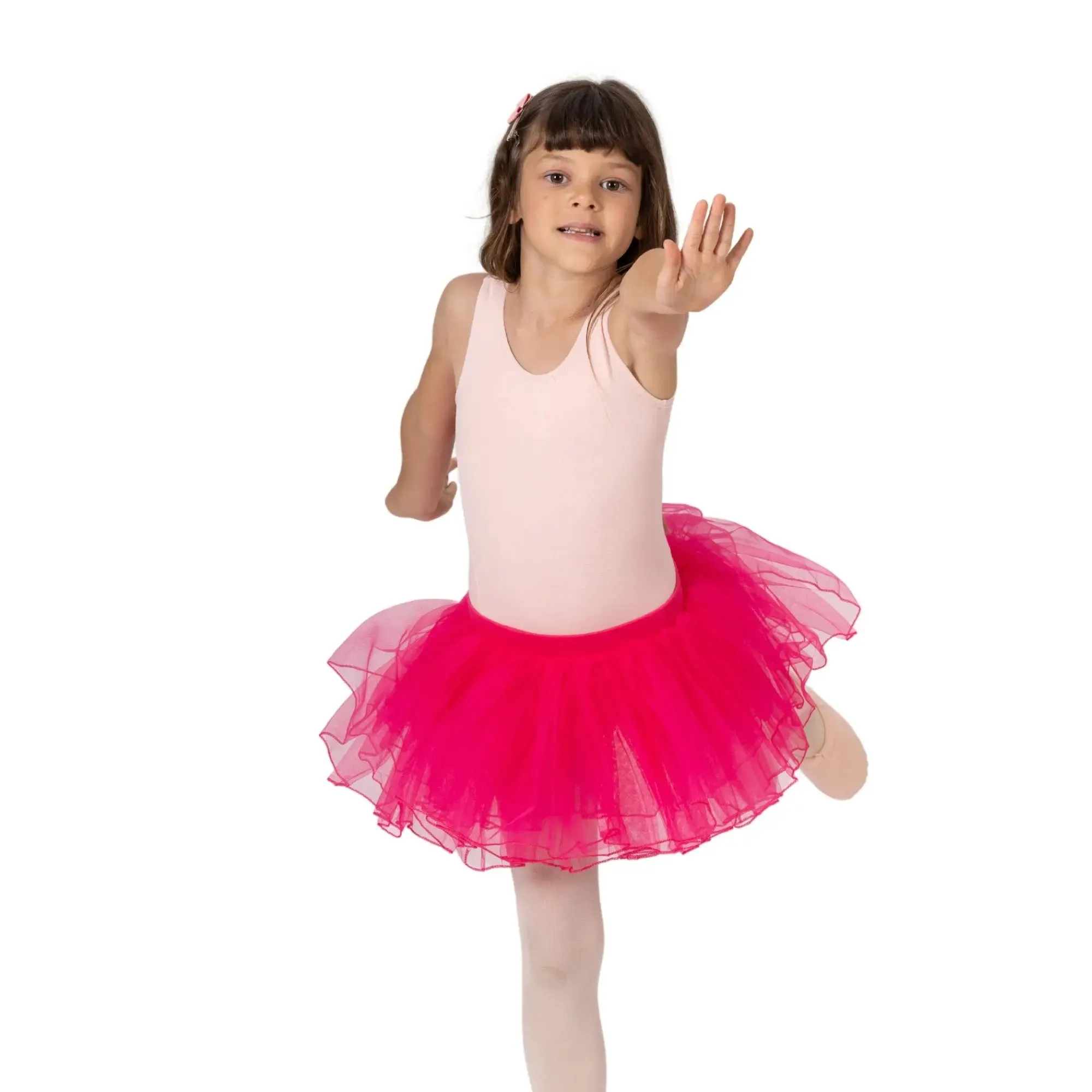Elastic waist 4 layered Tutu Skirt