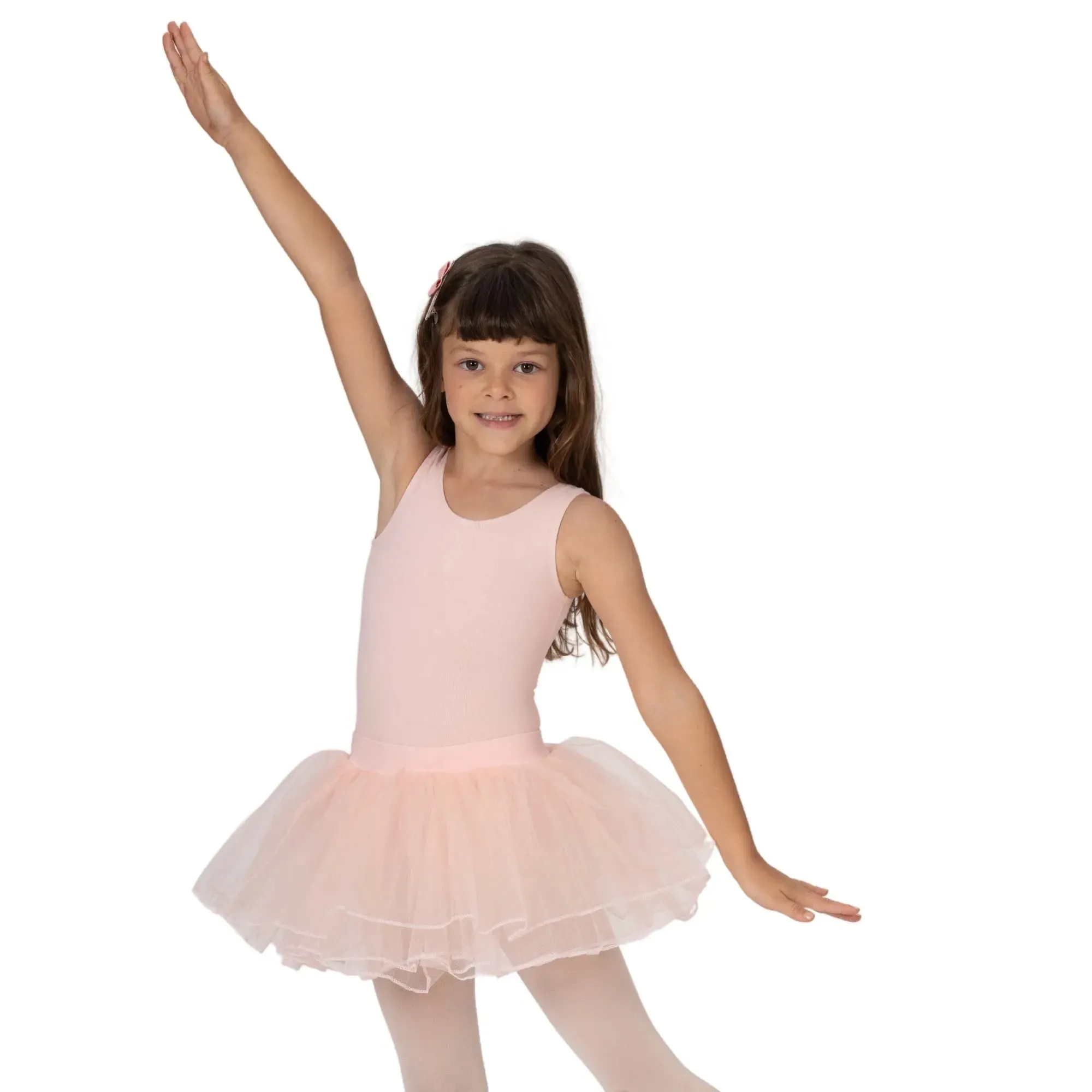 Elastic waist 4 layered Tutu Skirt