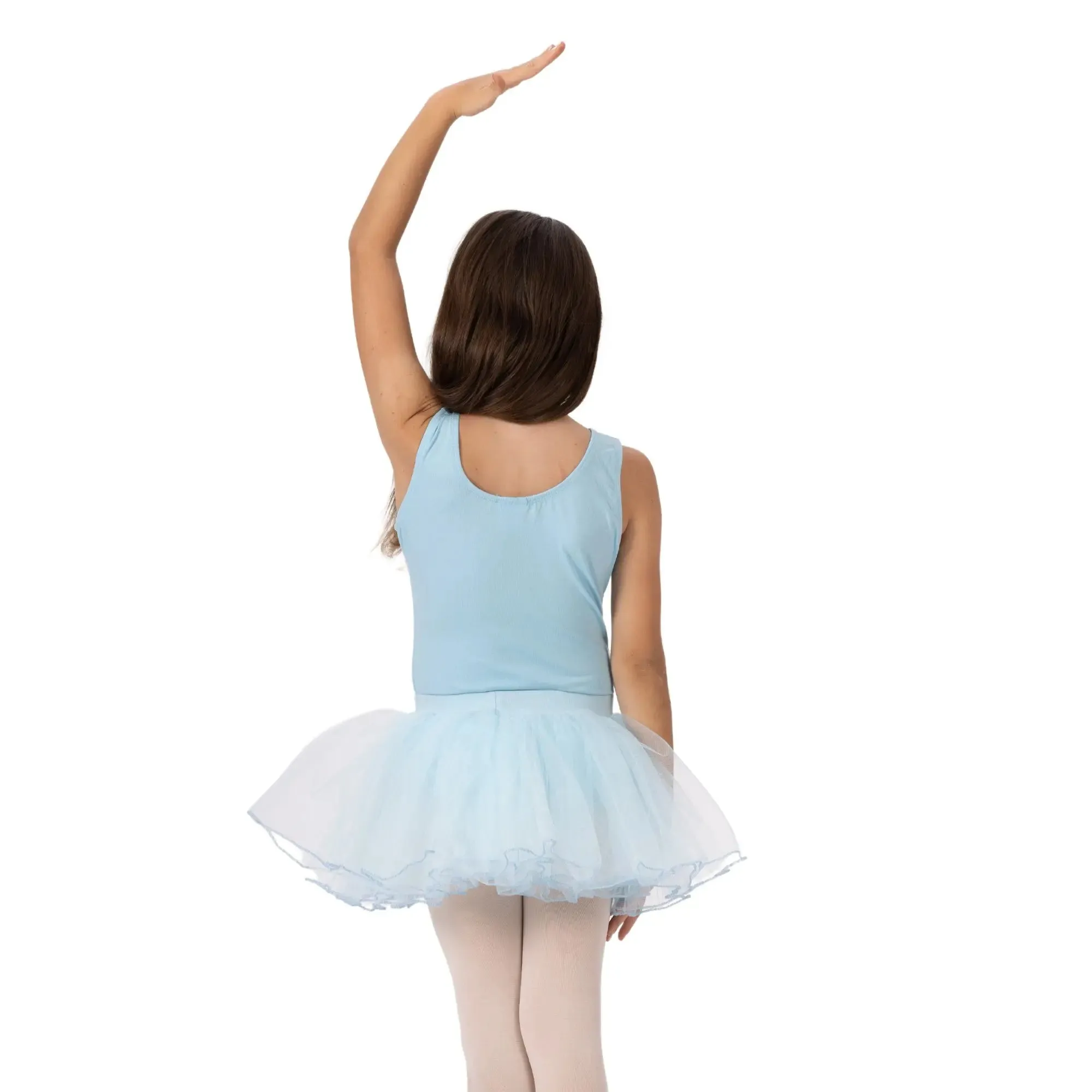 Elastic waist 4 layered Tutu Skirt
