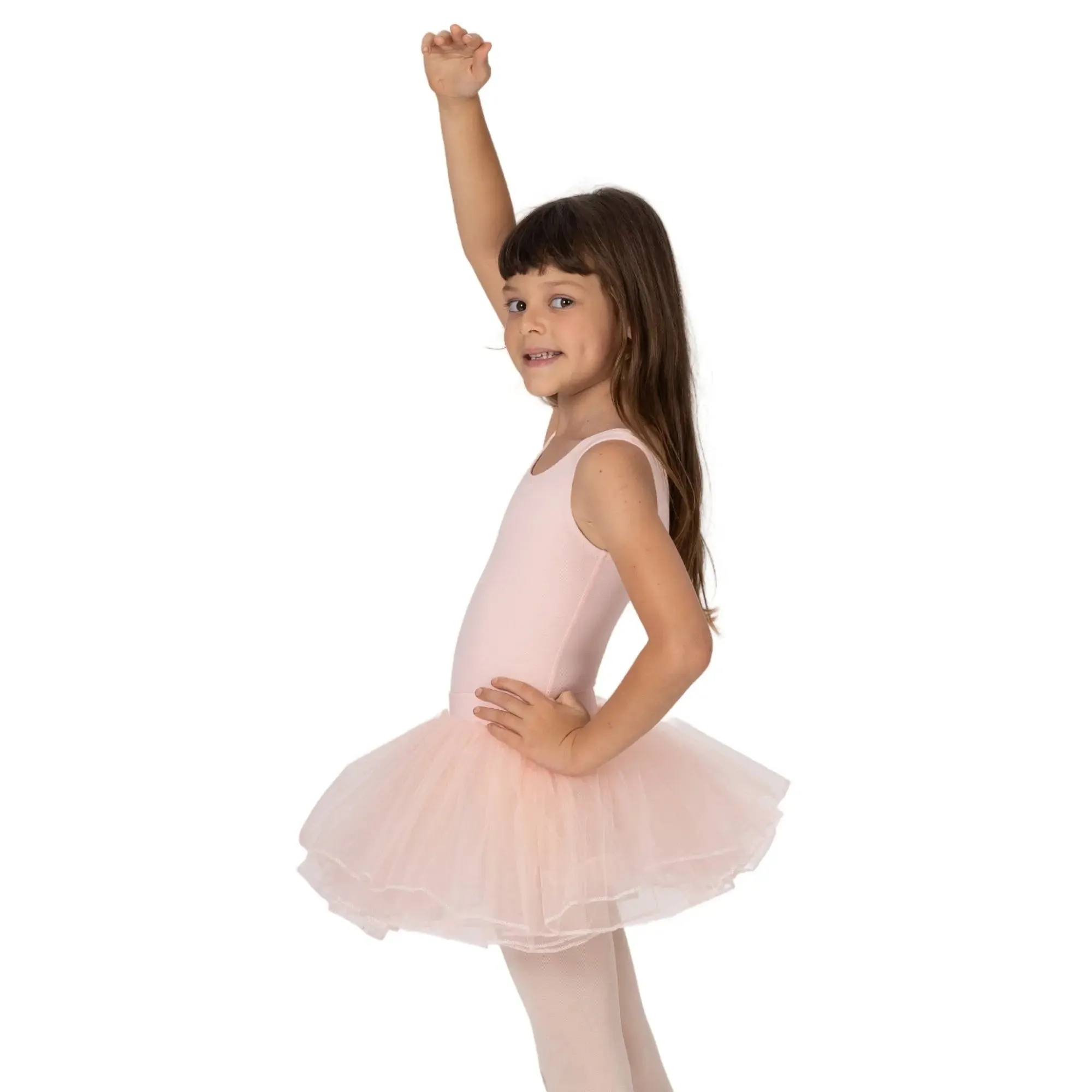Elastic waist 4 layered Tutu Skirt