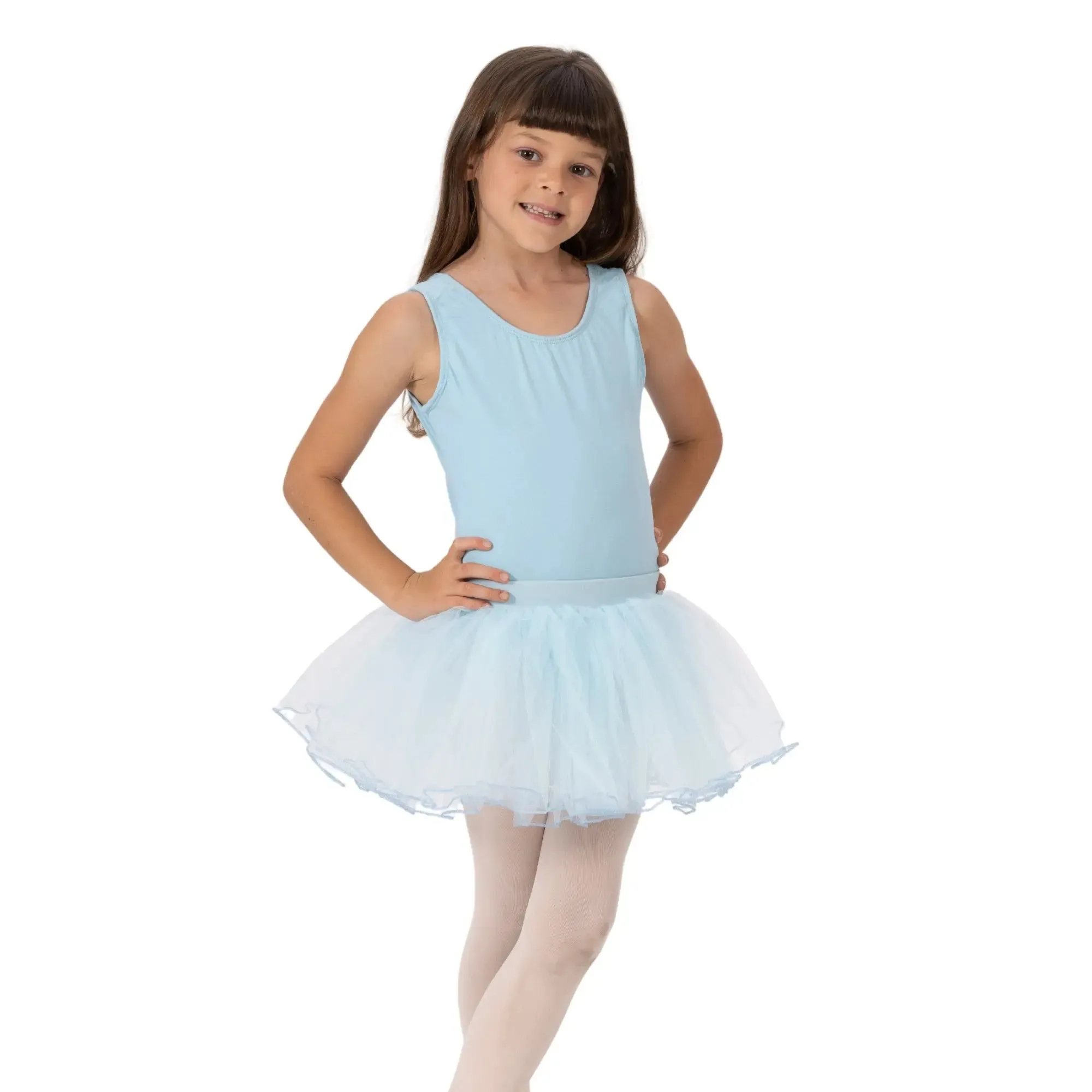 Elastic waist 4 layered Tutu Skirt