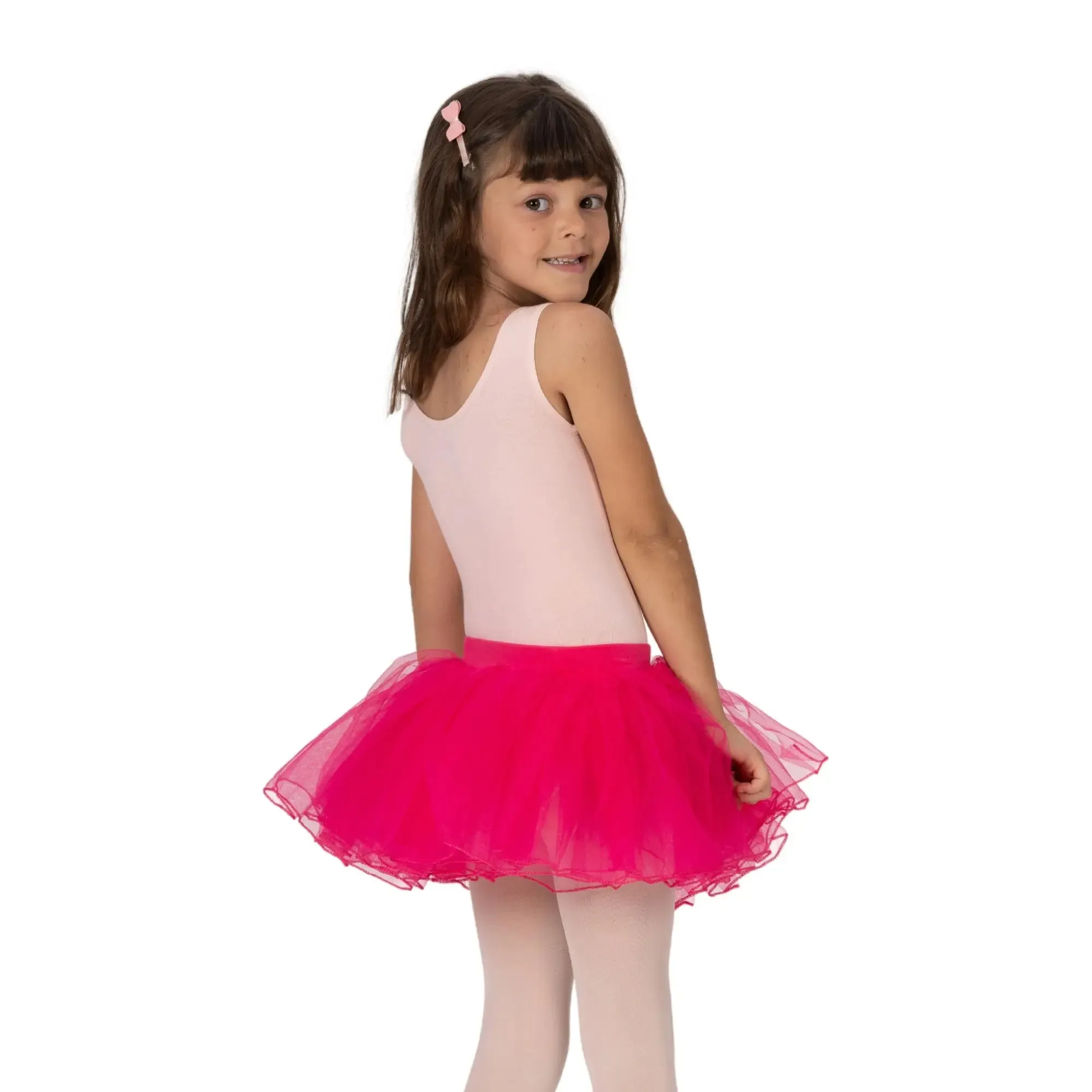 Elastic waist 4 layered Tutu Skirt