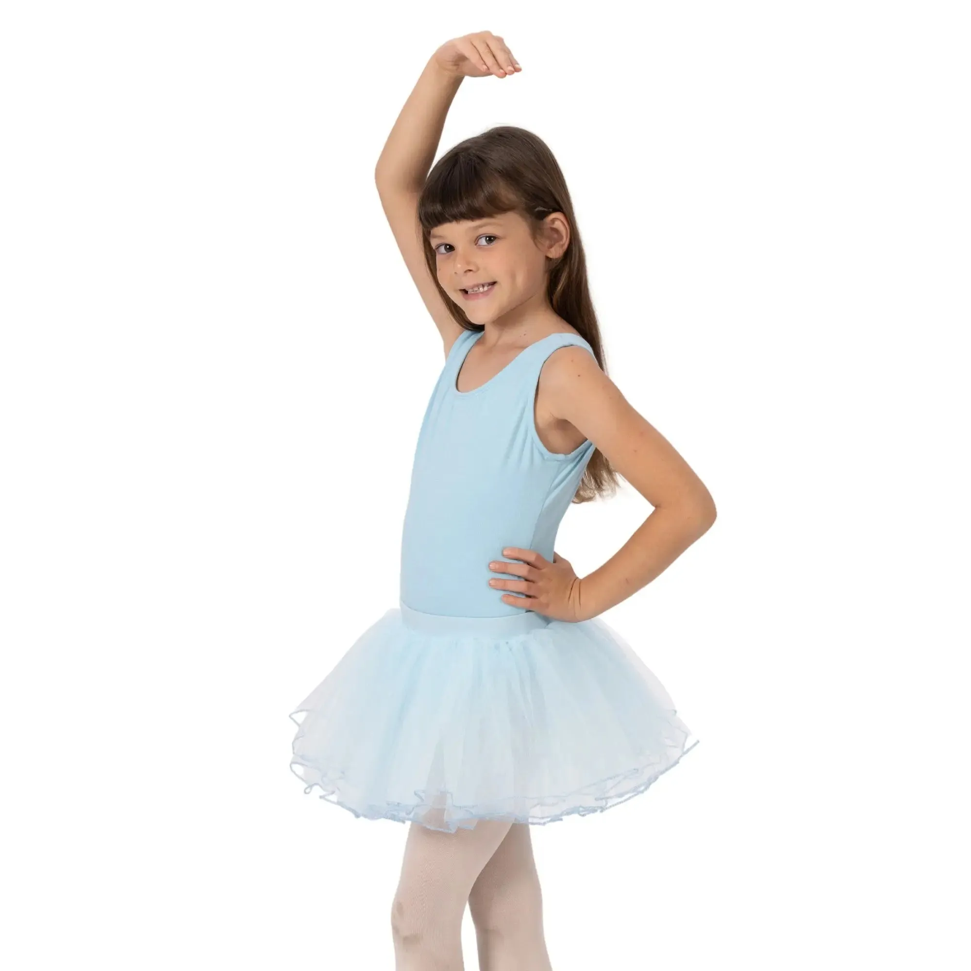 Elastic waist 4 layered Tutu Skirt