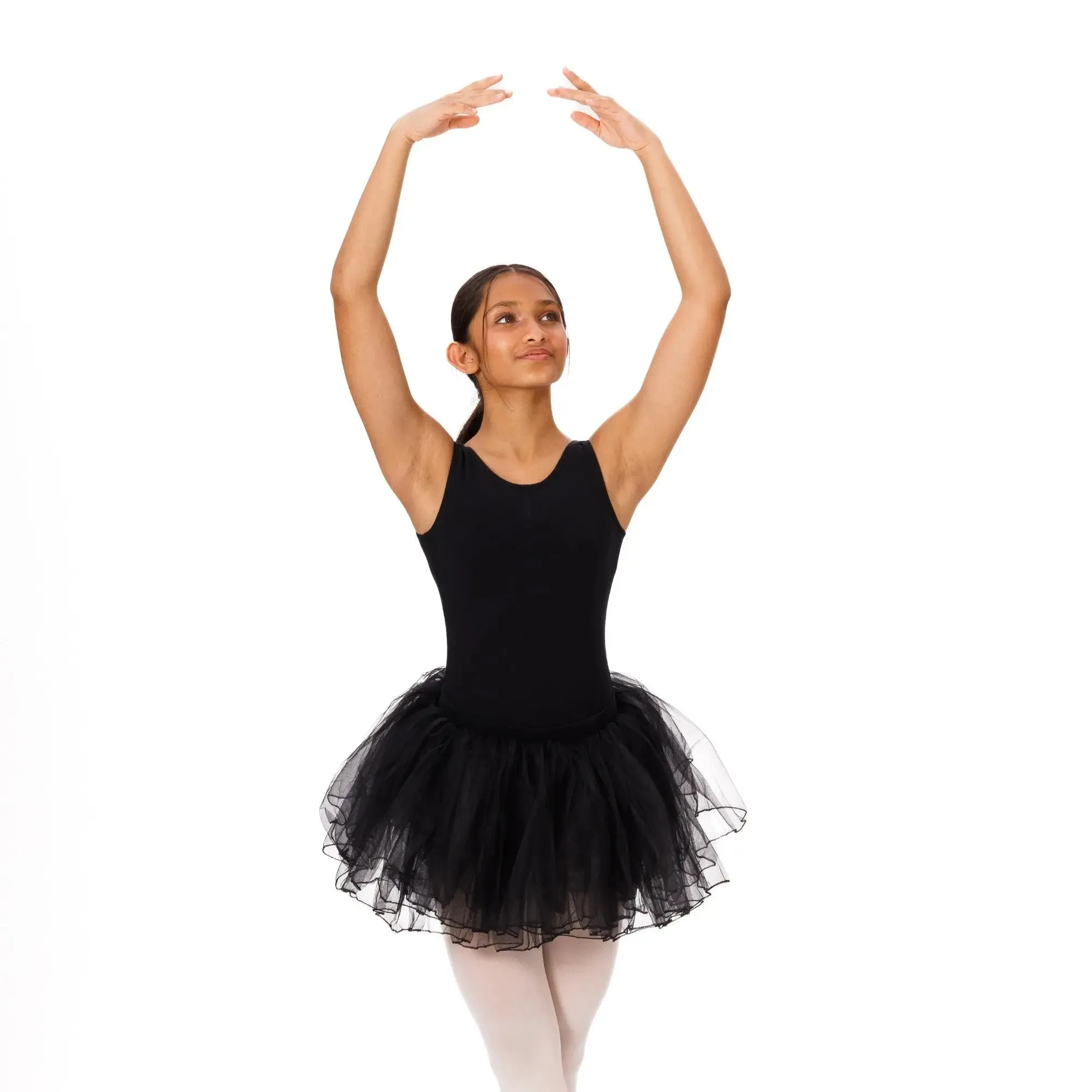 Elastic waist 4 layered Tutu Skirt