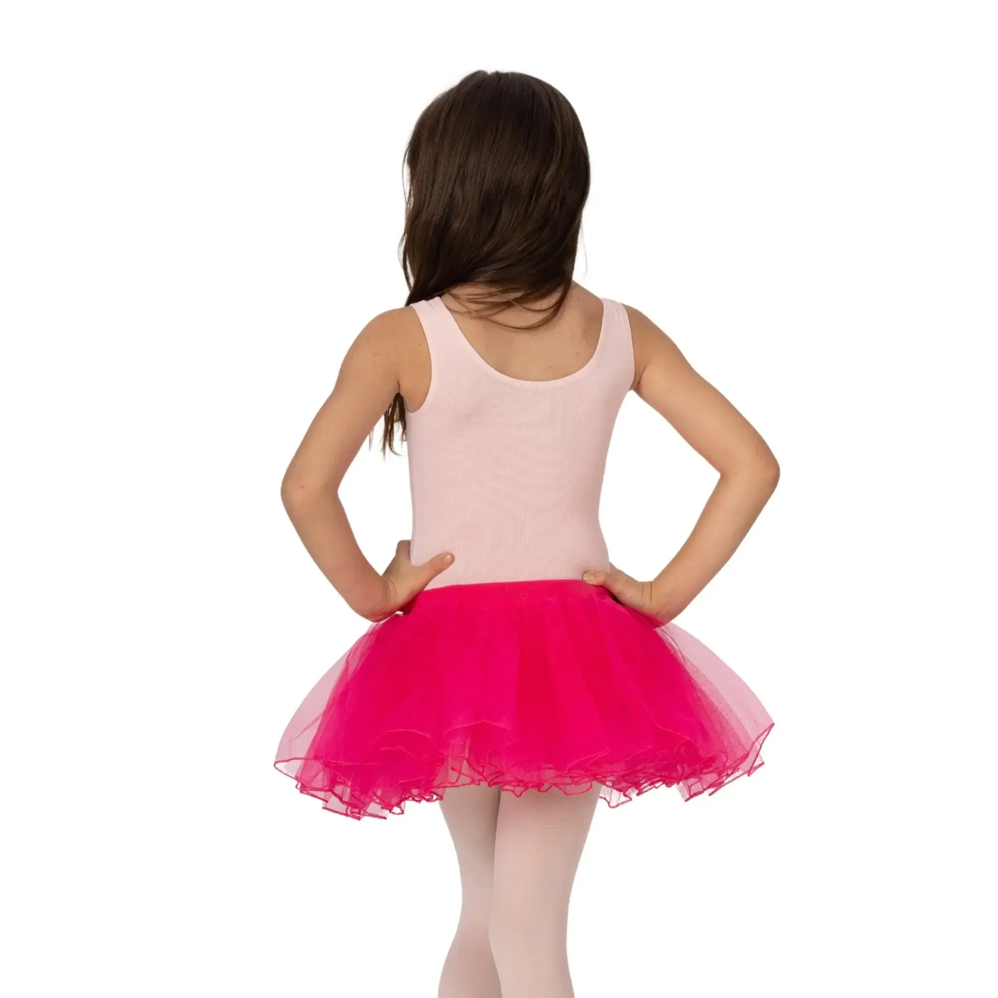 Elastic waist 4 layered Tutu Skirt