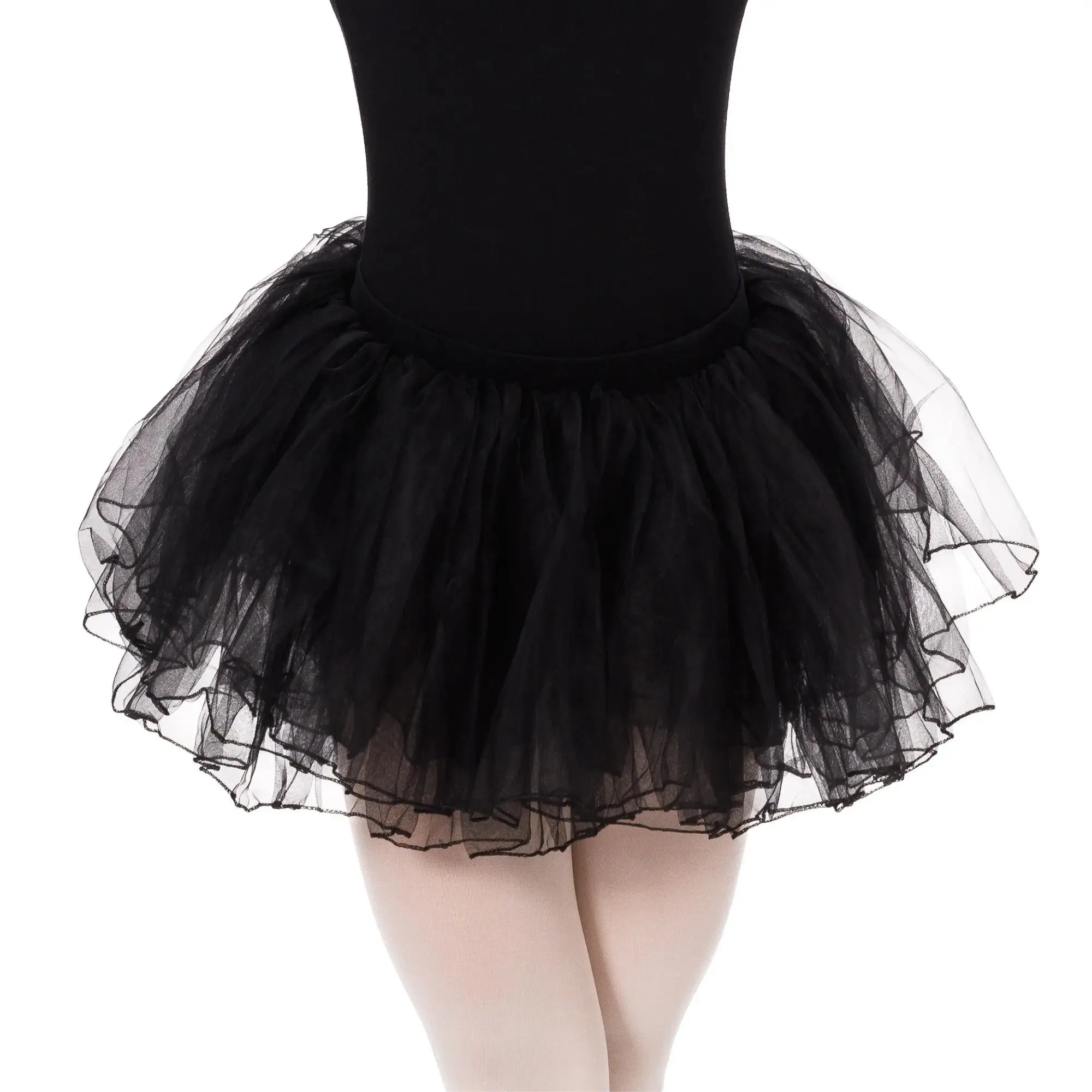 Elastic waist 4 layered Tutu Skirt