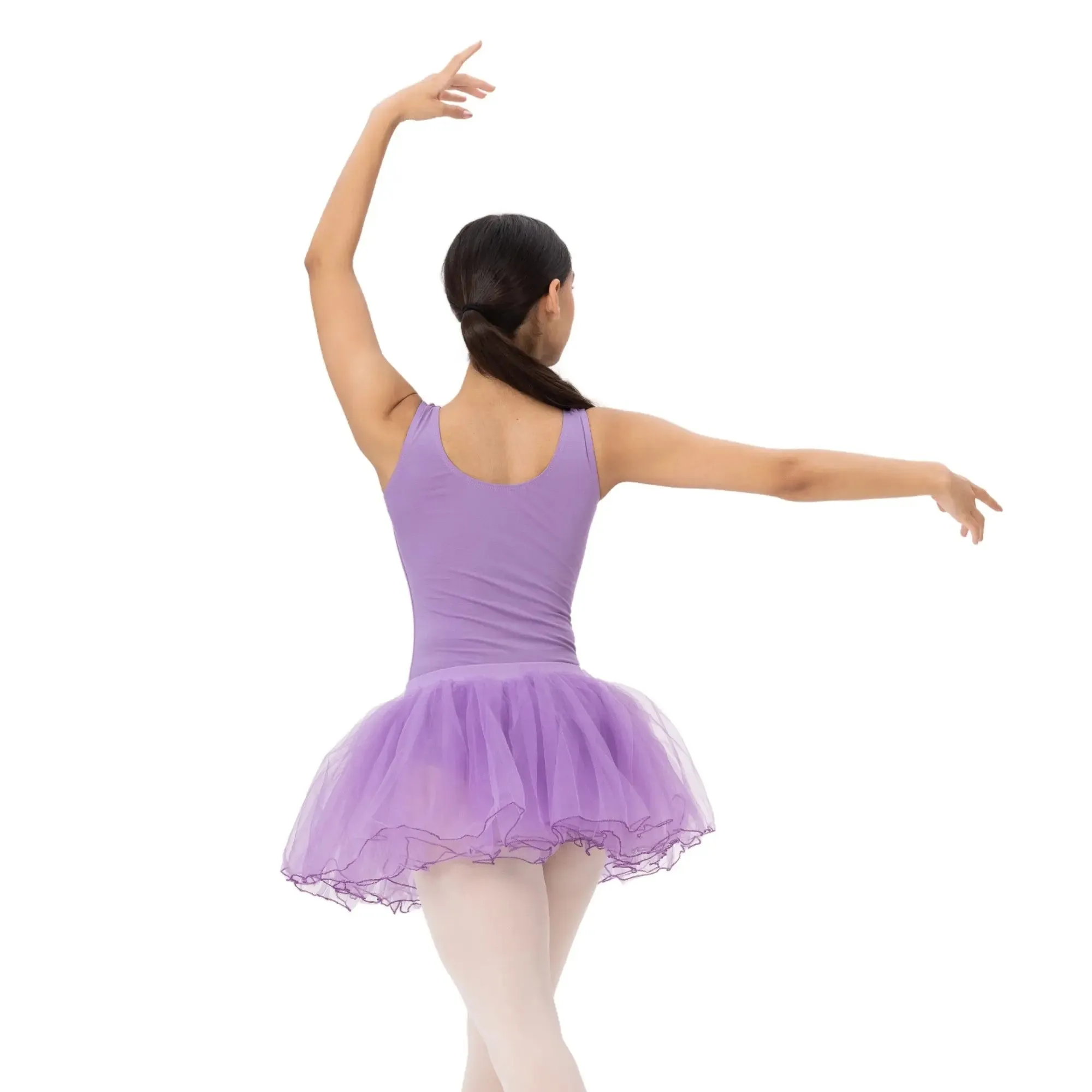Elastic waist 4 layered Tutu Skirt