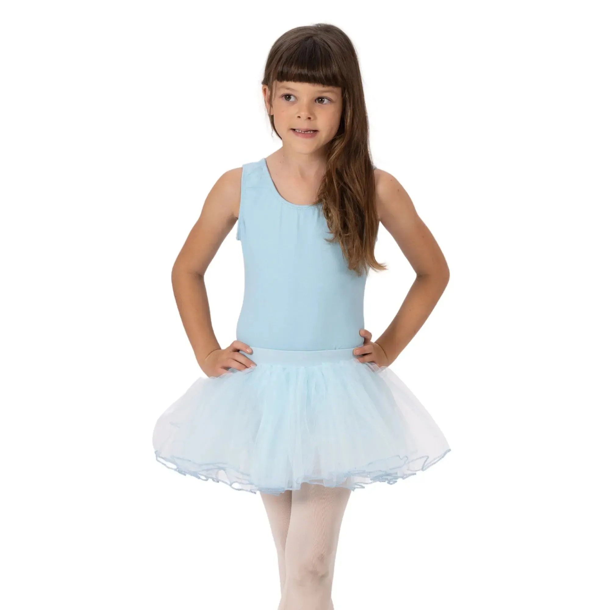 Elastic waist 4 layered Tutu Skirt