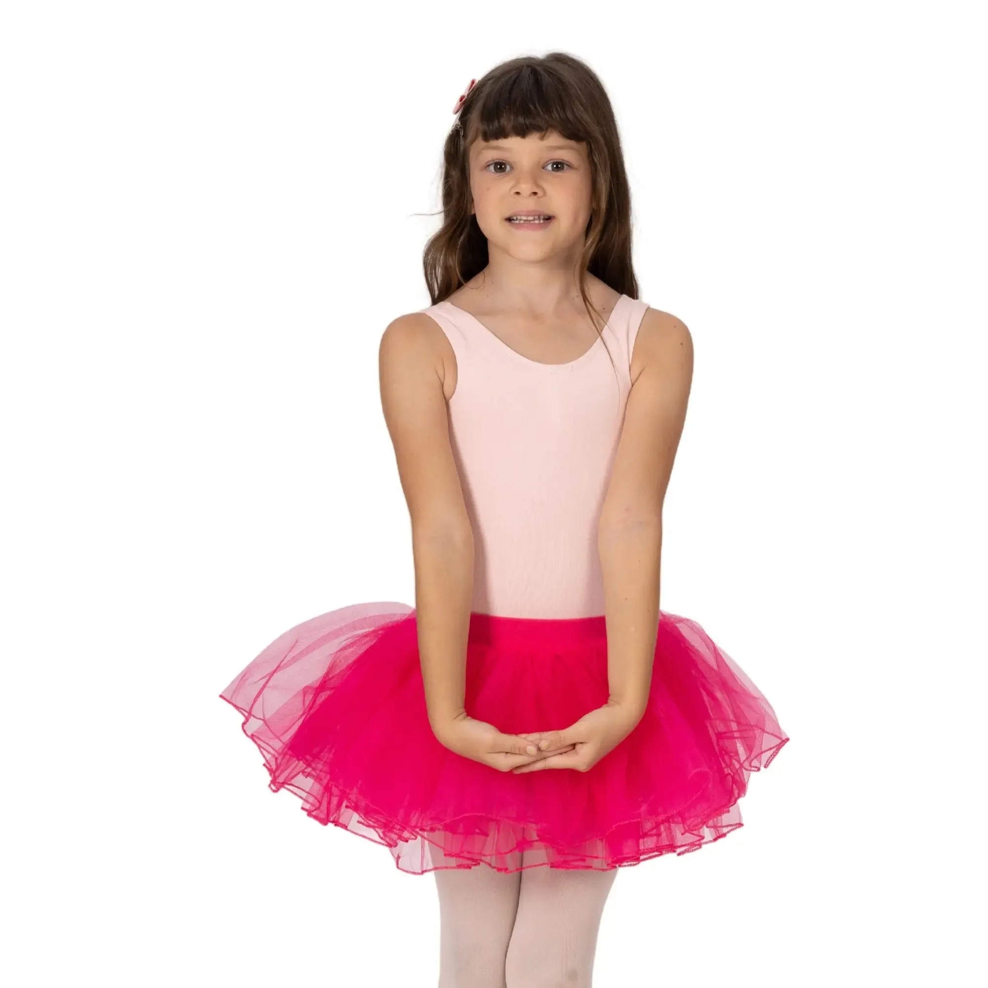 Elastic waist 4 layered Tutu Skirt