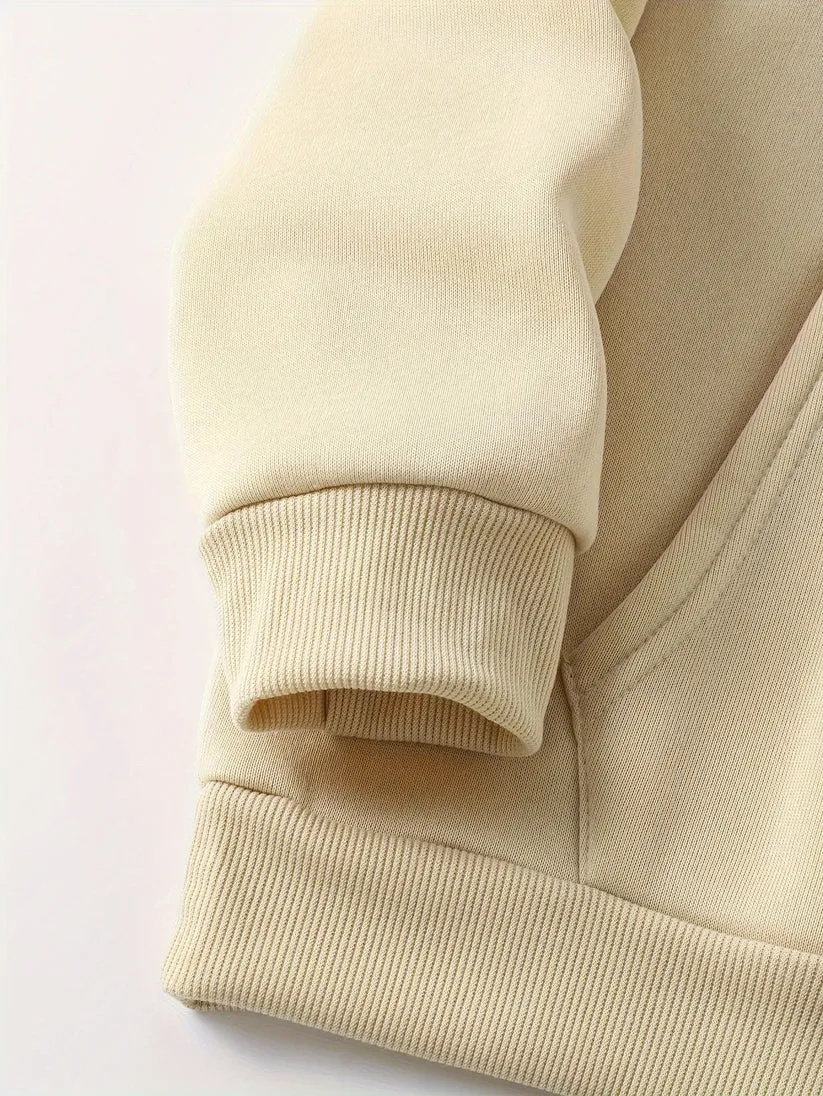 Elegant Vintage Pullover Hoodie with Backprint and Hood for Women | Perfect for Casual Days