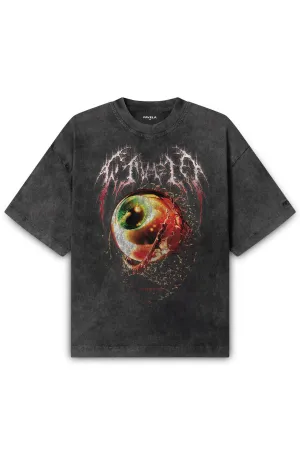 EYE BLACK WASHED T-SHIRT