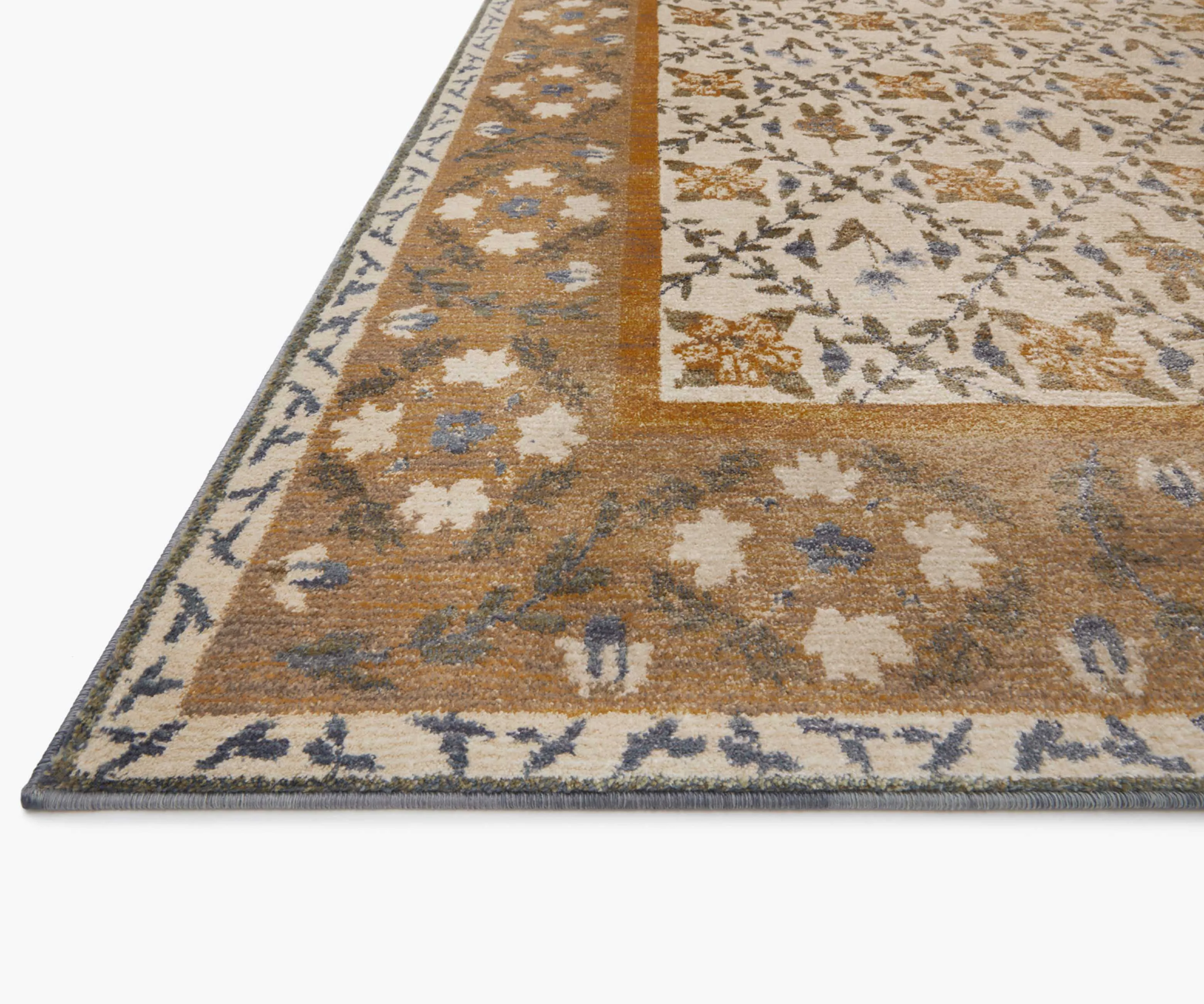 Fiore Belvedere Power-Loomed Rug - Gold
