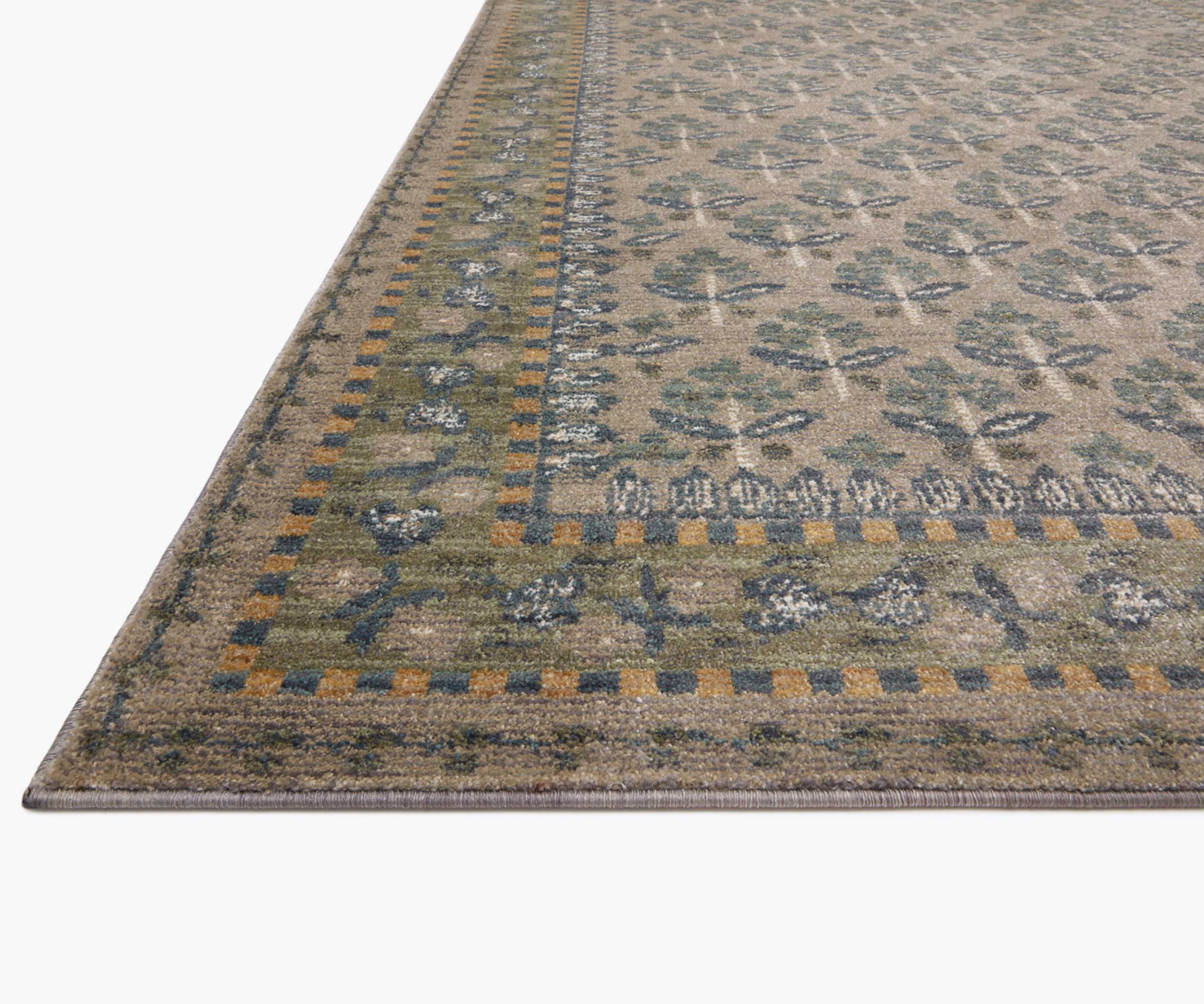 Fiore Forte Power-Loomed Rug - Grey